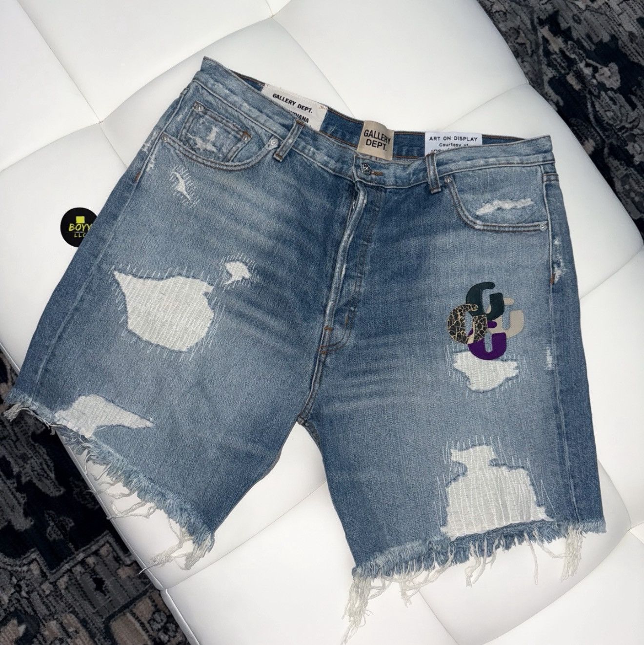 Gallery Dept. Gallery dept g patch Indiana shorts | Grailed 