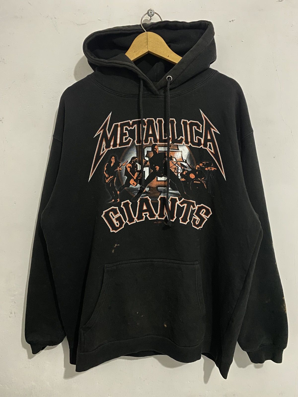 Band Tees 💸BINDINGOFFER💸Vintage Metallica X Giant Team Mlb Hoodie Size US M / EU 48-50 / 2 - 1 Thumbnail