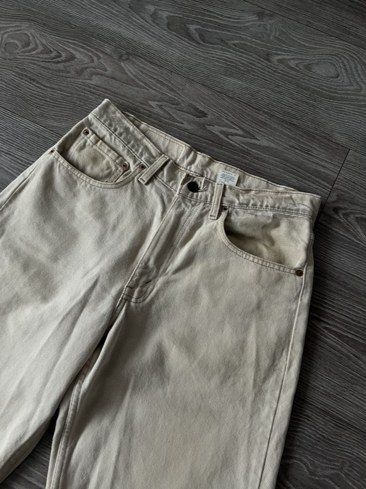 Levi's × Vintage ‼️Levis Vintage White Denim Made In USA 550 Relaxed Fit Jeans Size US 32 / EU 48 - 14 Thumbnail