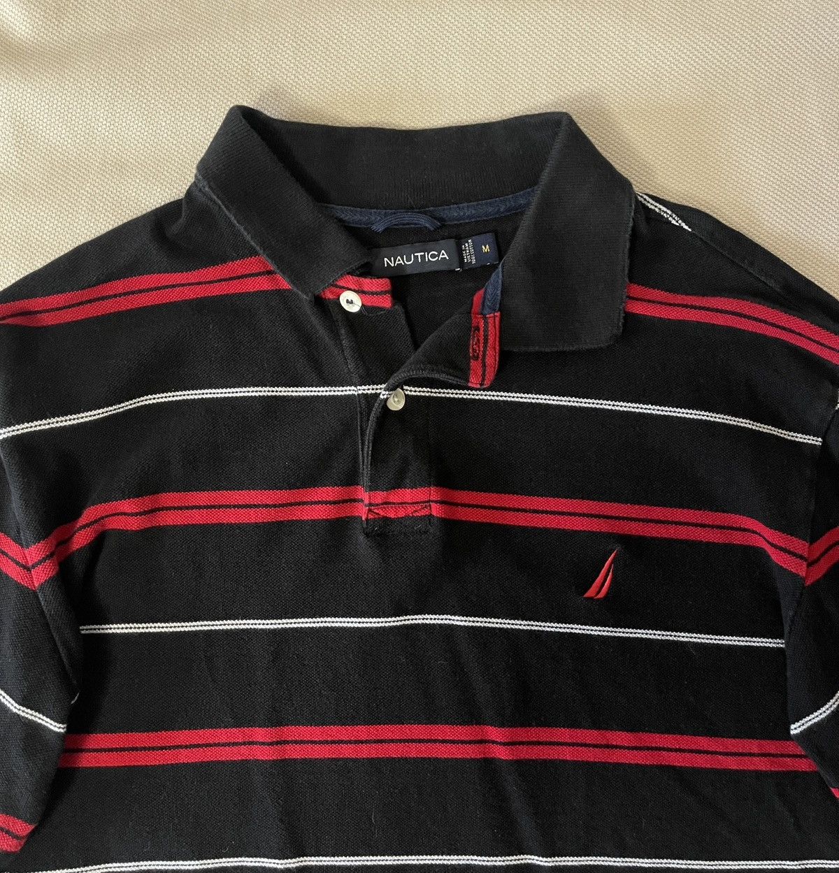 Nautica Vintage Nautica Striped Polo Shirt Size US M / EU 48-50 / 2 - 6 Thumbnail