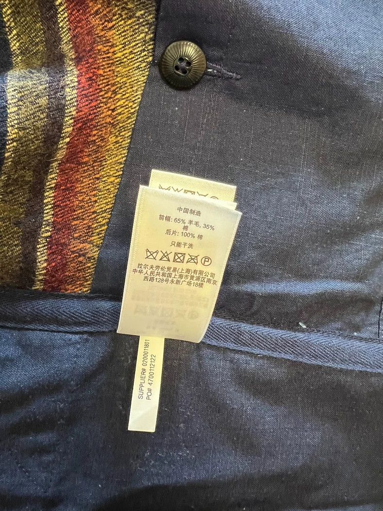 RRL Ralph Lauren RRL Ralph Lauren Old silver buckle southwest striped vest Size US S / EU 44-46 / 1 - 5 Thumbnail