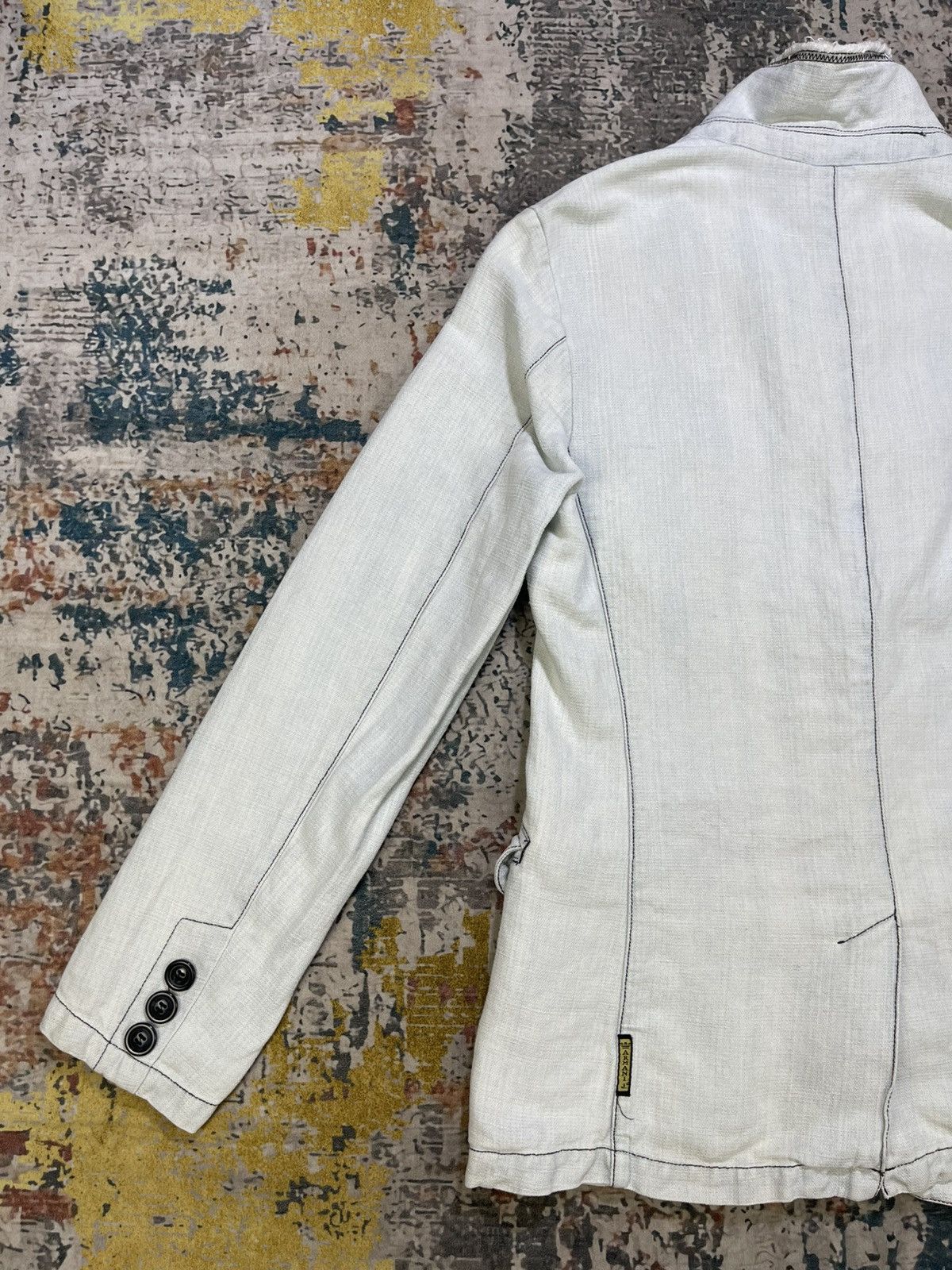 Armani Armani Jeans Hemp Denim Aged Jacket Size US M / EU 48-50 / 2 - 9 Thumbnail