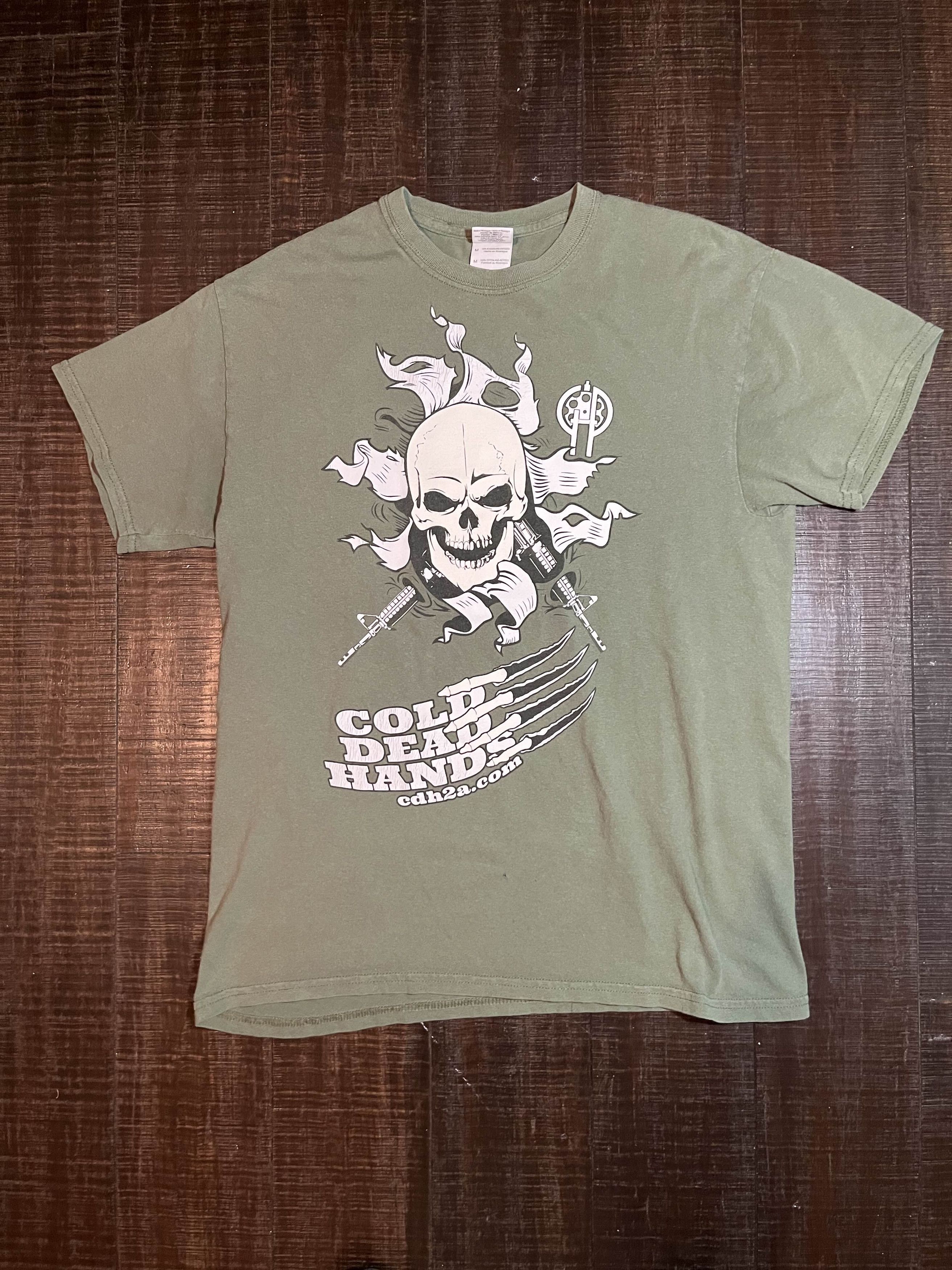 Vintage Vintage Y2K Cold Dead Hands 2nd Amendment Shirt Size US M / EU 48-50 / 2 - 1 Thumbnail