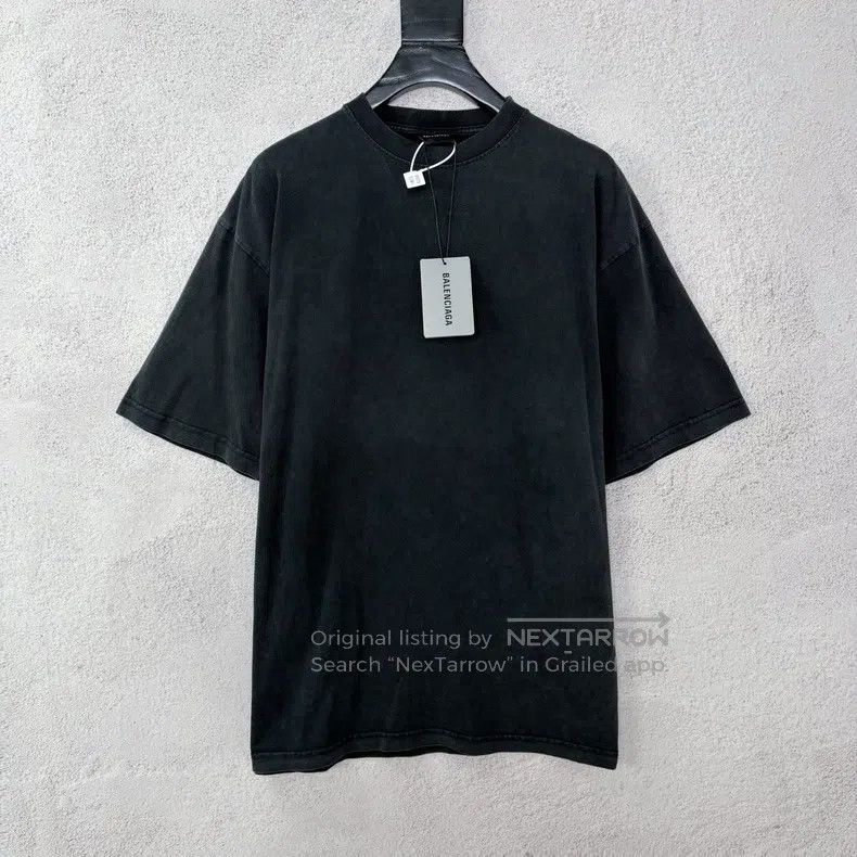 Balenciaga Balenciaga Washed Vintage Diamond T-Shirt Size US XS / EU 42 / 0 - 1 Thumbnail