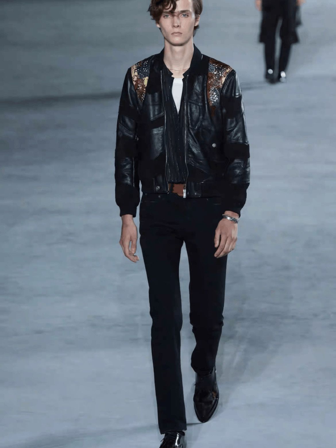 Saint Laurent Paris Saint Laurent Paris 18SS Runway Elastic Denim-2508 Size US 31 - 9 Thumbnail