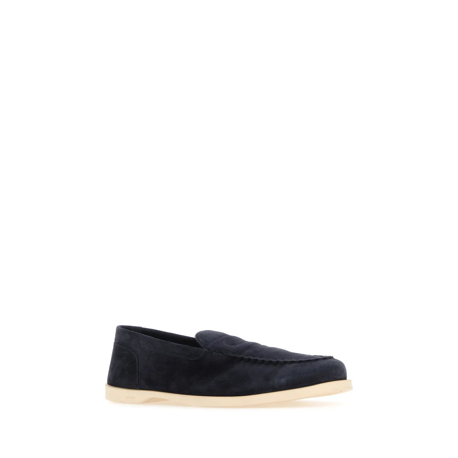 John Lobb JOHN LOBB Pace Navy Blue Suede Loafers New & Authentic (Men' Size US 12 / EU 45 - 2 Thumbnail