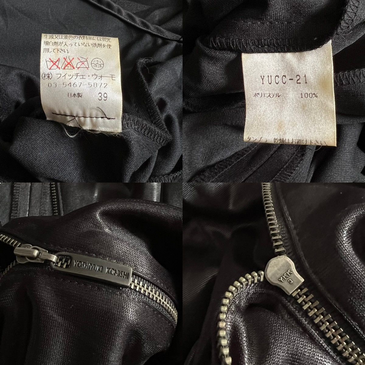 Designer 90s Yoshiyuki Konishi Biker zip Jacket Size US M / EU 48-50 / 2 - 5 Thumbnail