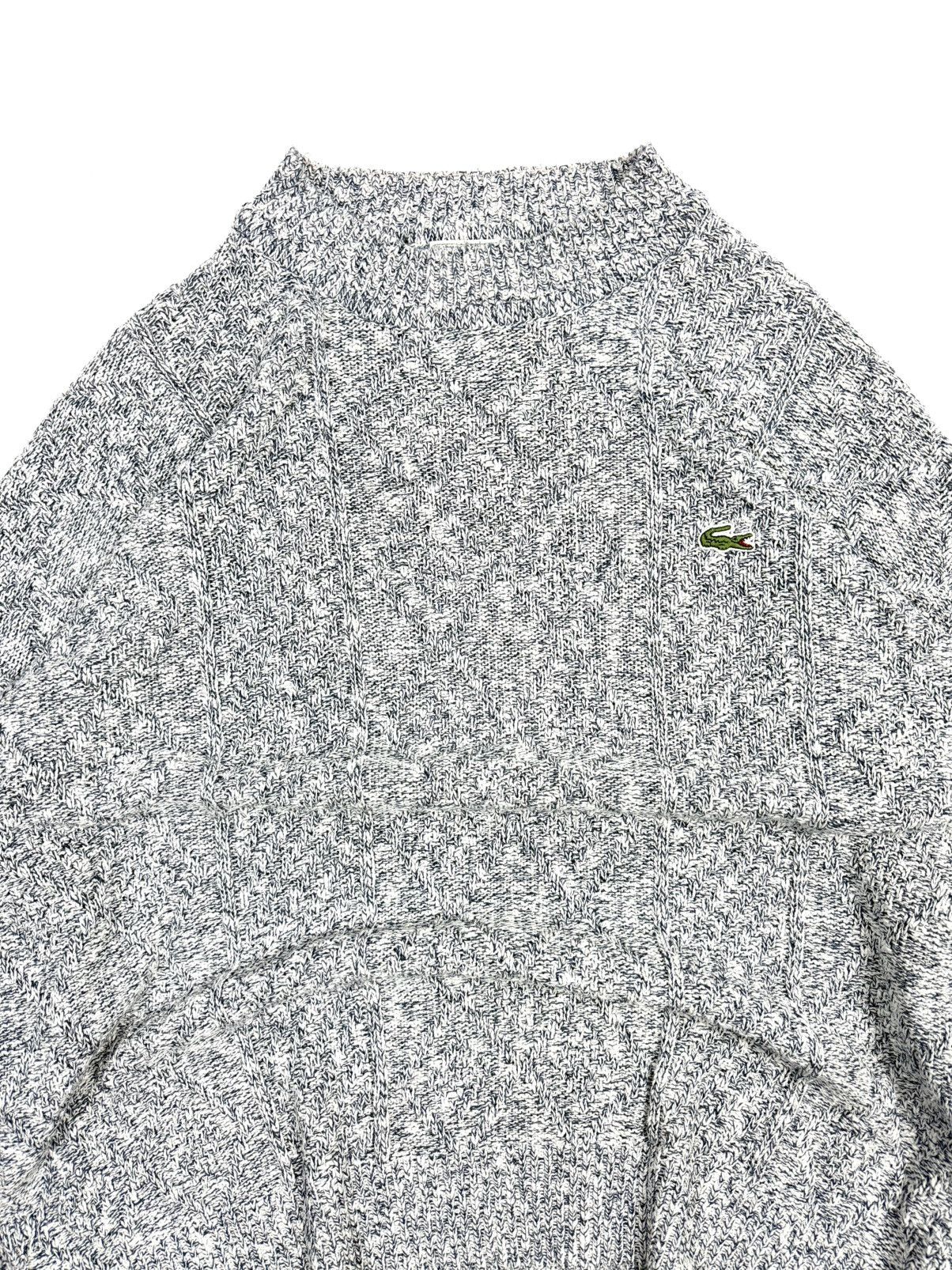 Lacoste 80s Lacoste Vintage Knit Sweater Men’s Jumper France Retro Size US L / EU 52-54 / 3 - 4 Thumbnail