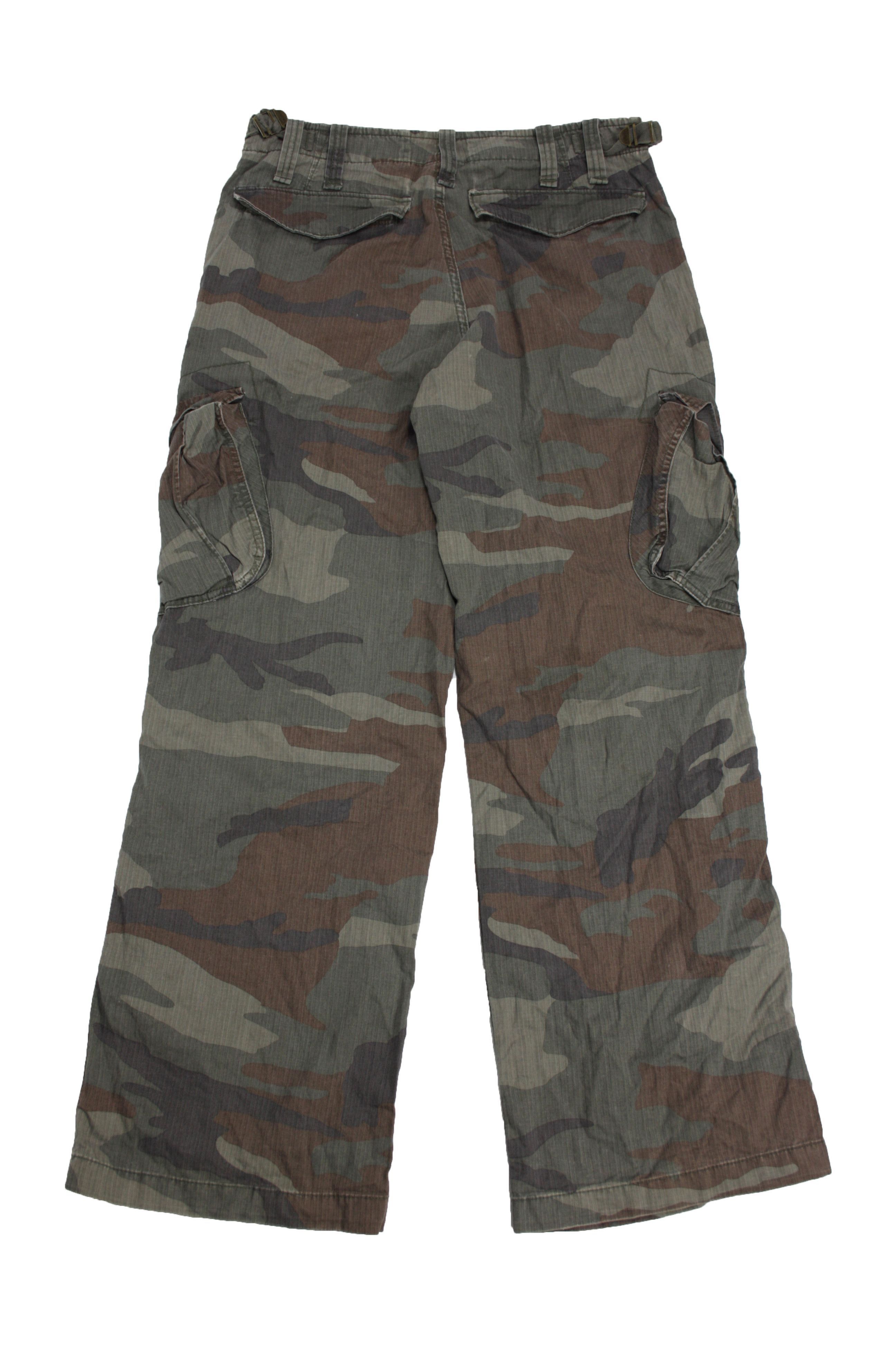 Gap × Japanese Brand Gap Y2K Vintage Army Tactical Cargo Straight Washed Pants Size US 30 / EU 46 - 2 Thumbnail