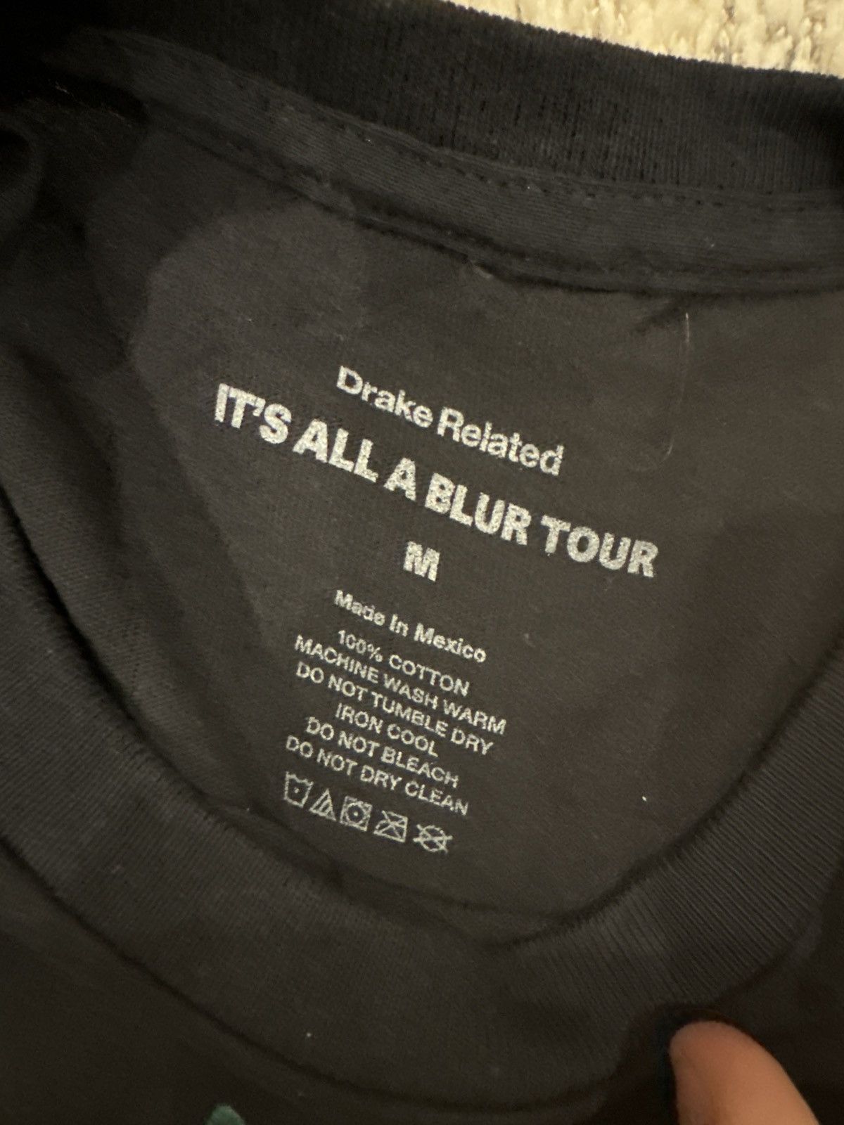 Drake × October's Very Own OVO It's All A Blur Peter Pan Rap Tour Merch Size US M / EU 48-50 / 2 - 5 Thumbnail