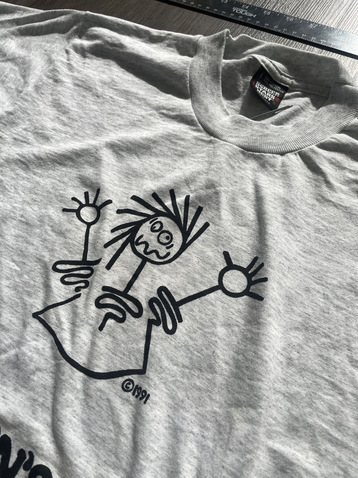 Other Vintage 90’s “When’s The Next Shutdown” T-shirt (Sz. L) Size US L / EU 52-54 / 3 - 2 Thumbnail