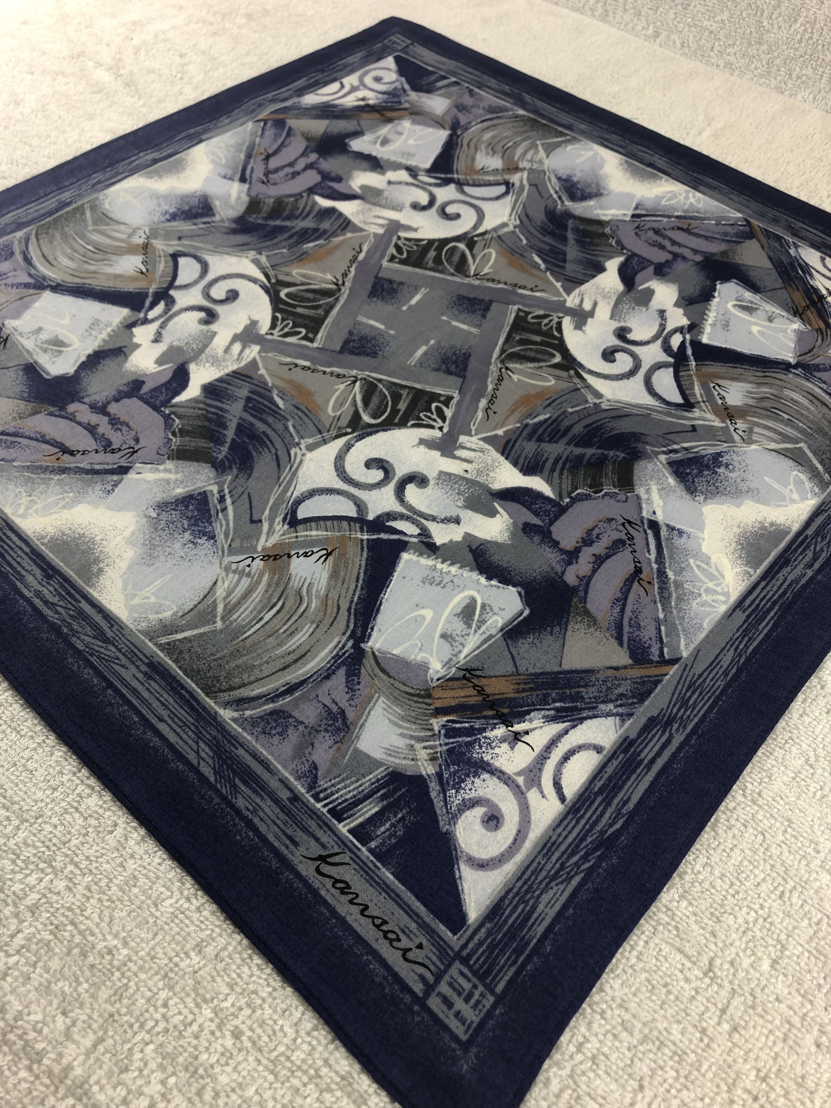 Japanese Brand × Kansai Yamamoto × Vintage Kansai Yamamoto Handkerchief / Bandana / Neckerchief Size ONE SIZE - 4 Thumbnail
