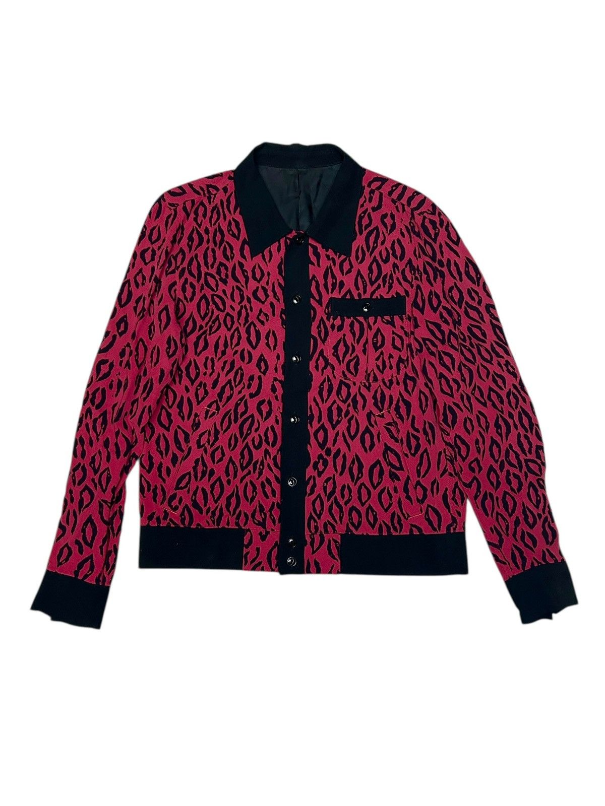 Wacko Maria Lips Pattern Rayon Jacket Size US S / EU 44-46 / 1 - 1 Thumbnail