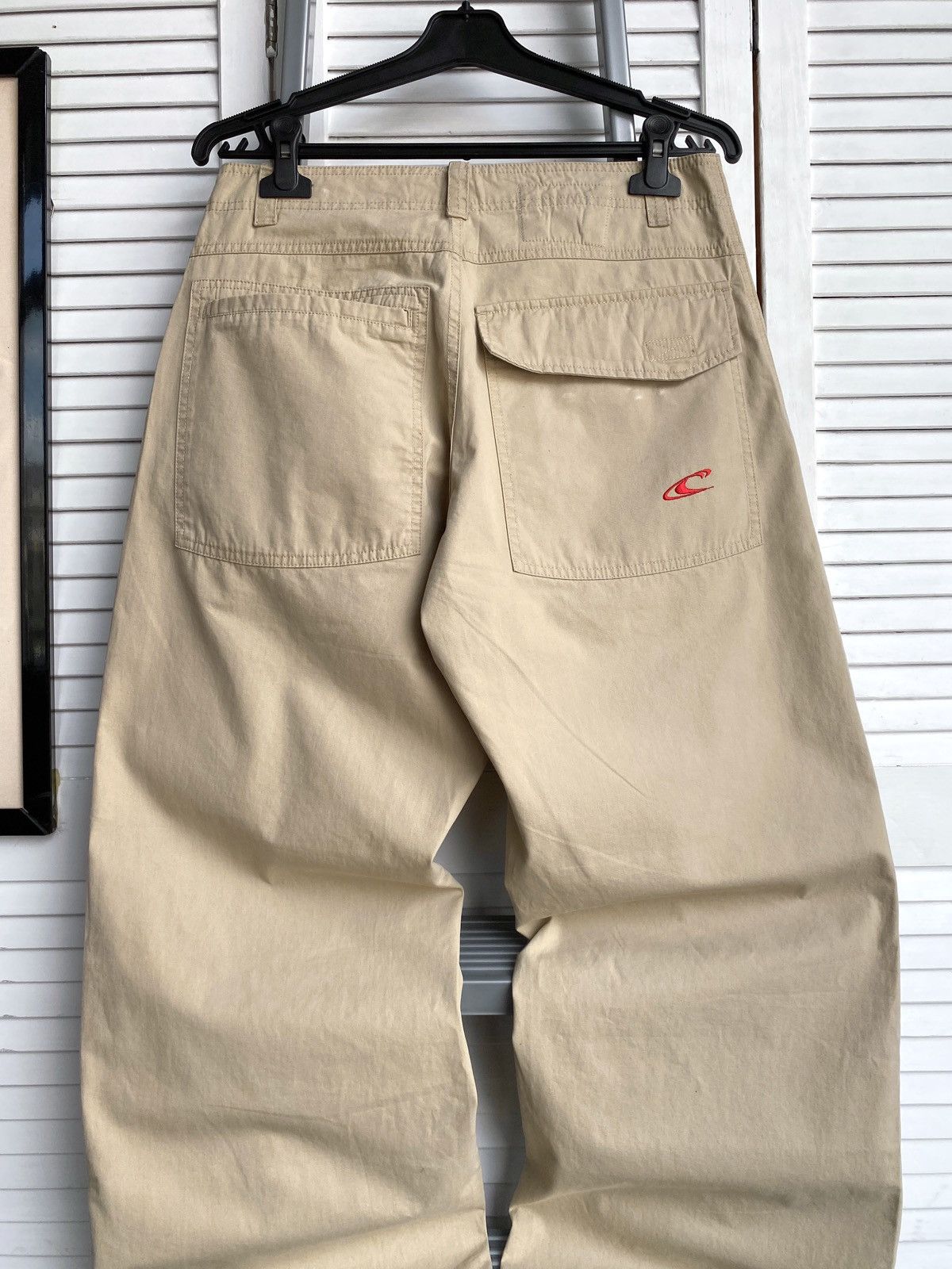 O'Neill Vintage O’Neil Baggy Skateboarding Light Pants Y2K Beige Size US 31 - 12 Thumbnail