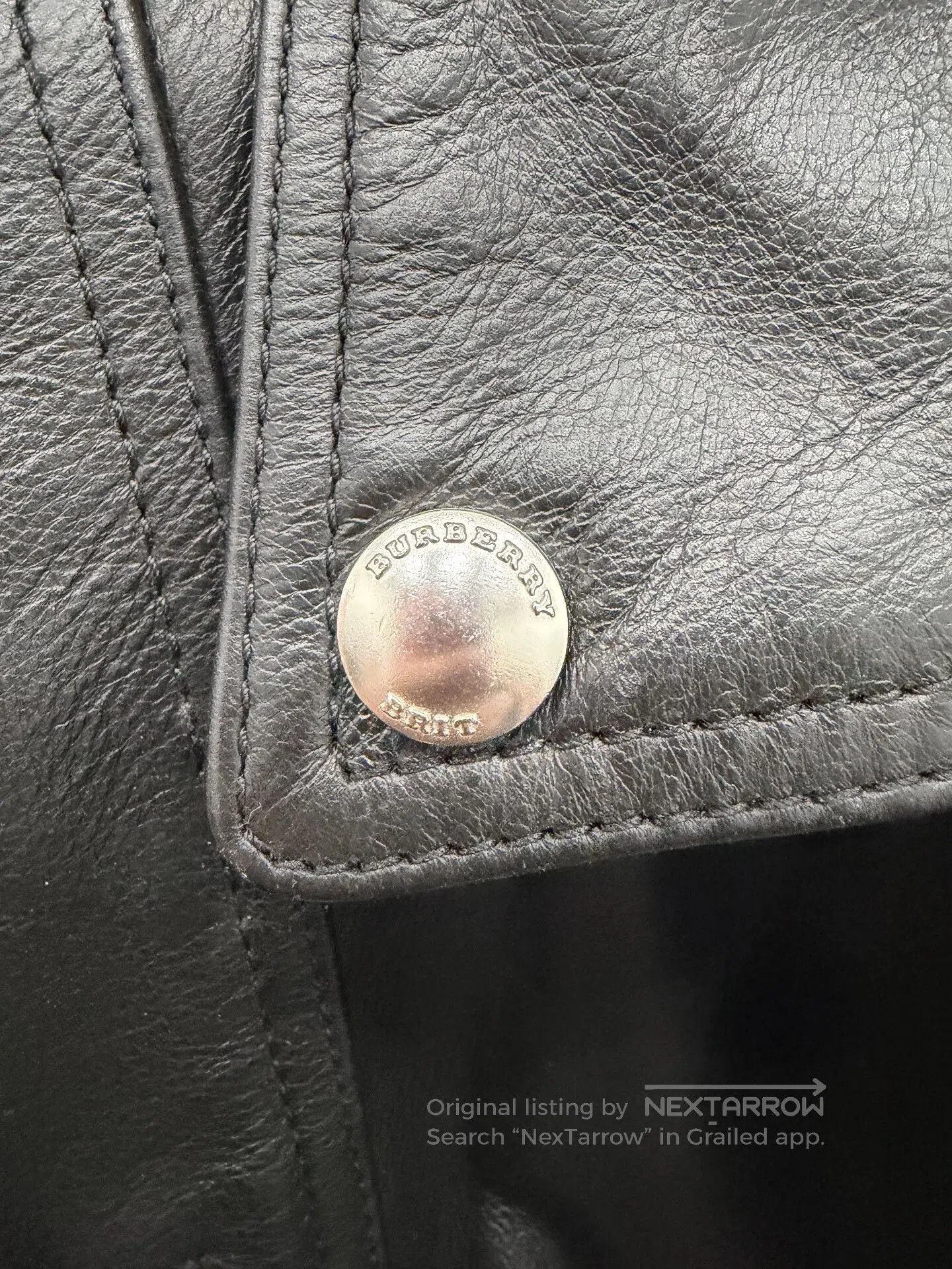 Burberry Burberry Leather Jacket. Size US XXS / EU 40 - 5 Thumbnail