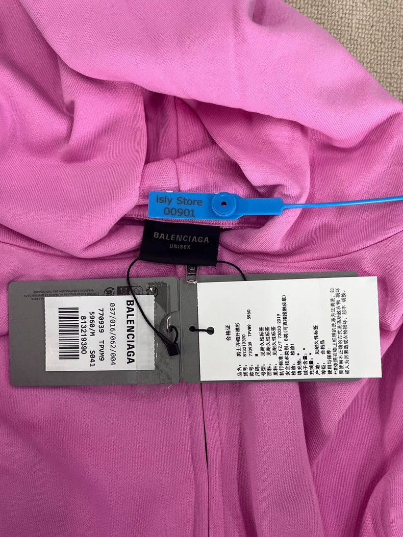 Balenciaga Balenciaga Color-block monogrammed slouchy hooded sweatshi Size US M / EU 48-50 / 2 - 4 Thumbnail