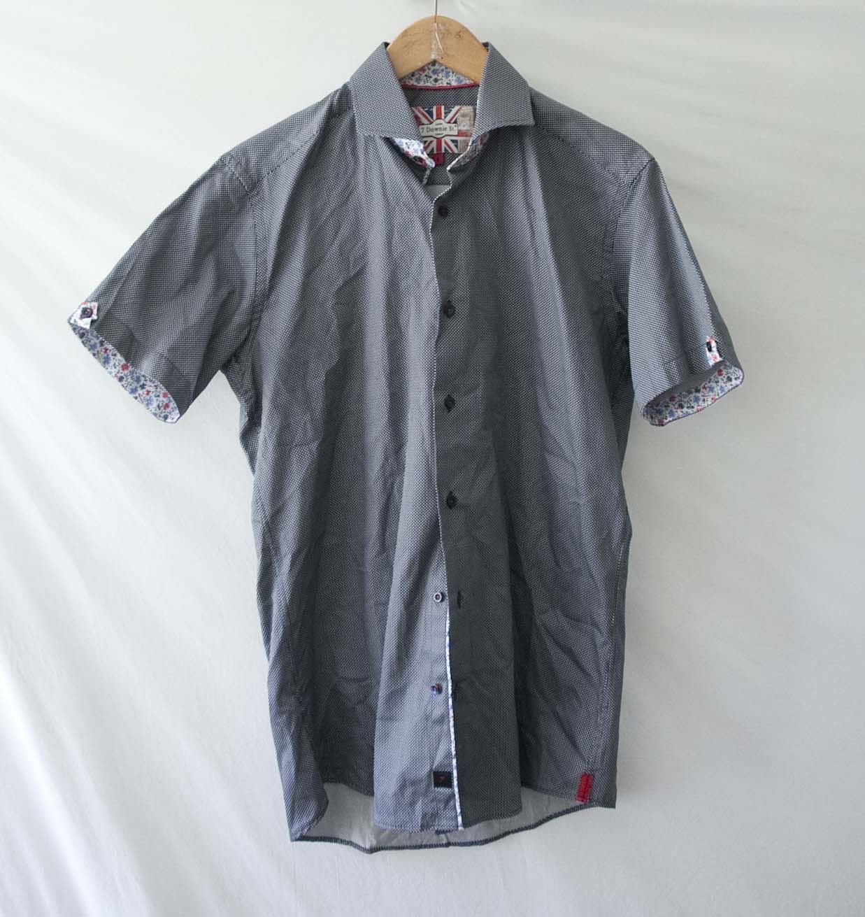 Other 7 Downie St. Shirt Short Sleeve Size 3/M Dark Blue Size US M / EU 48-50 / 2 - 2 Thumbnail