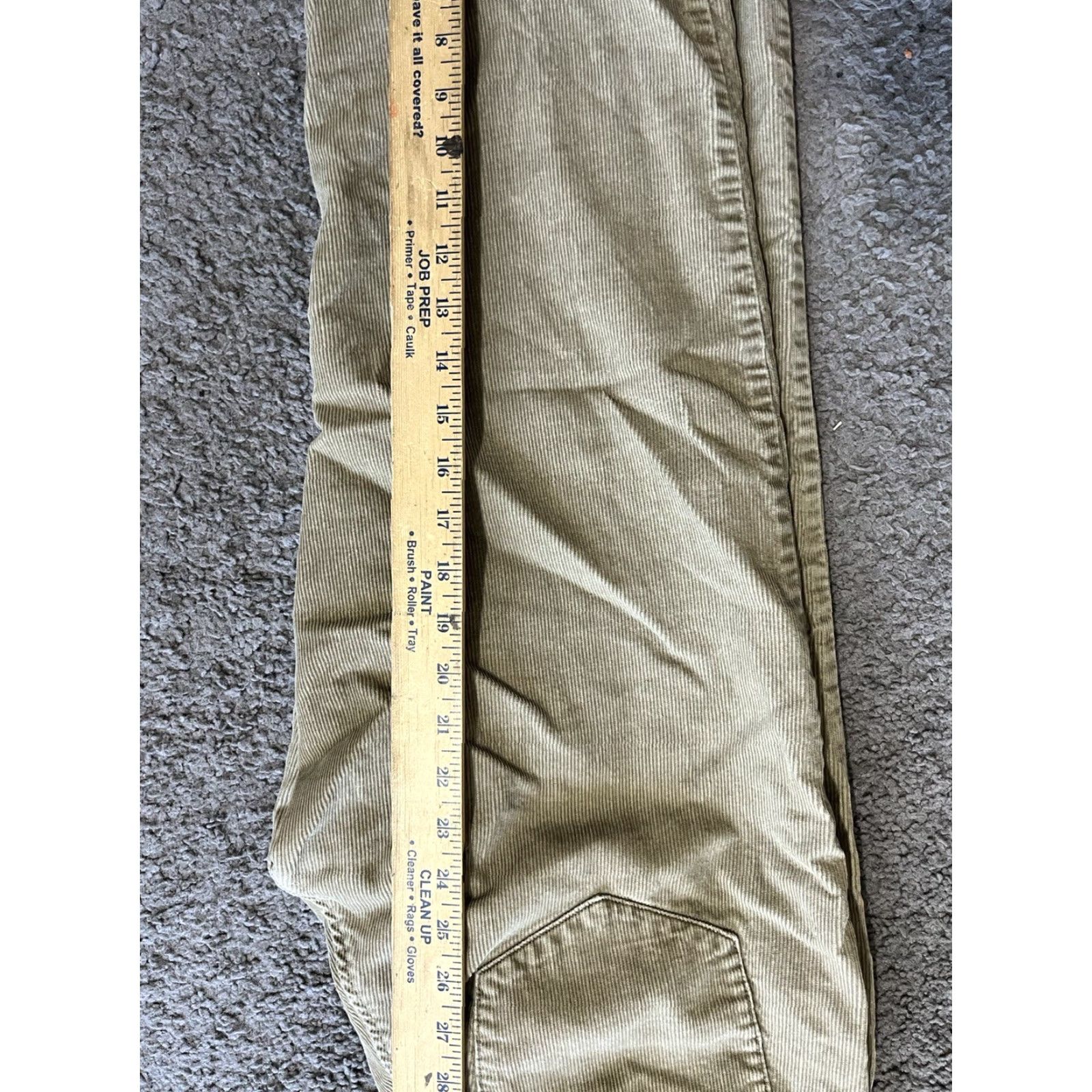 Calvin Klein Calvin Klein Chino Pants Mens 32x25 Brown Corduroy Straight Leg Classic Size US 32 / EU 48 - 8 Thumbnail