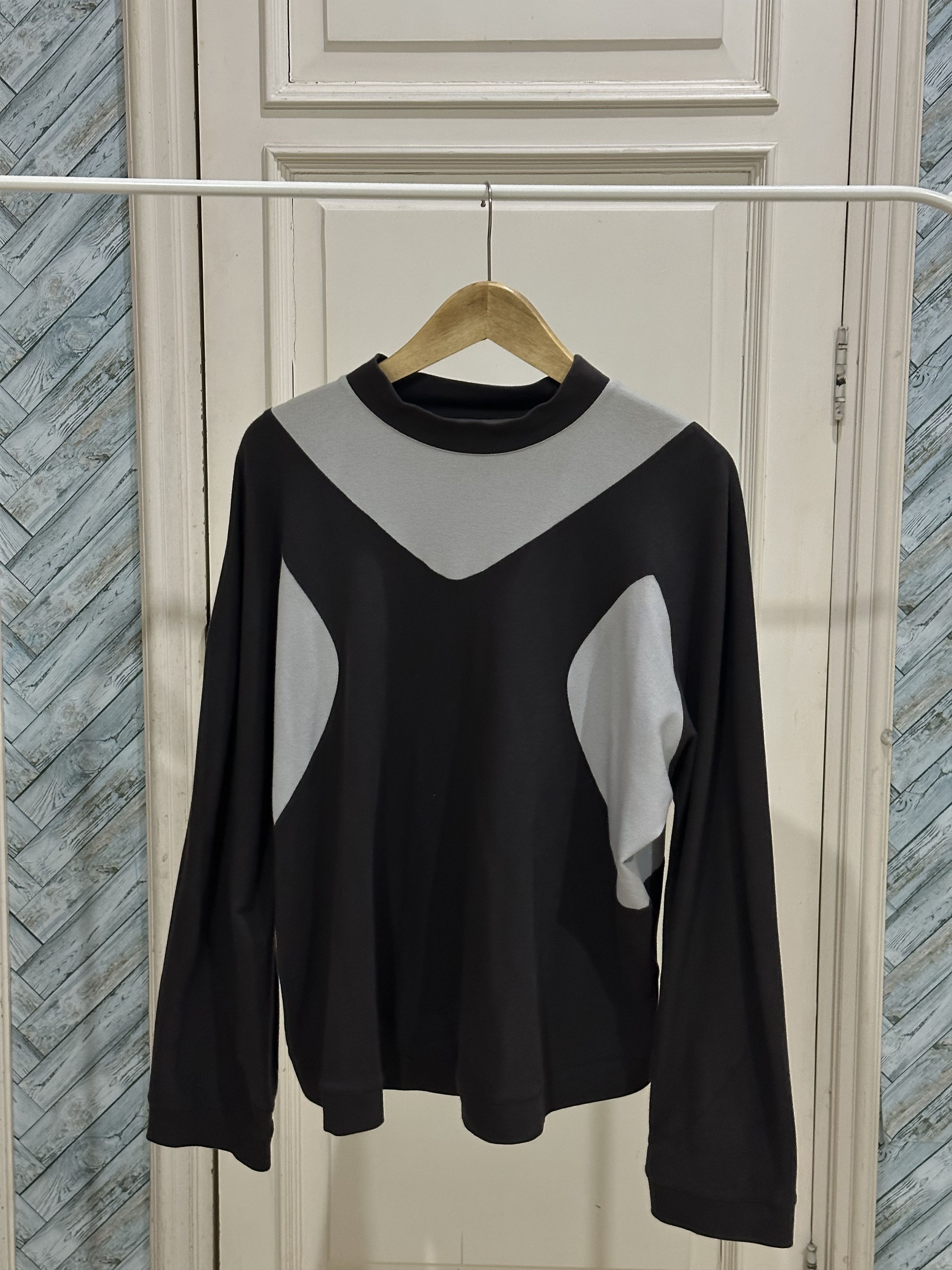 Kiko Kostadinov Charrier Mock Neck Top - SS18 – Vertical Rags