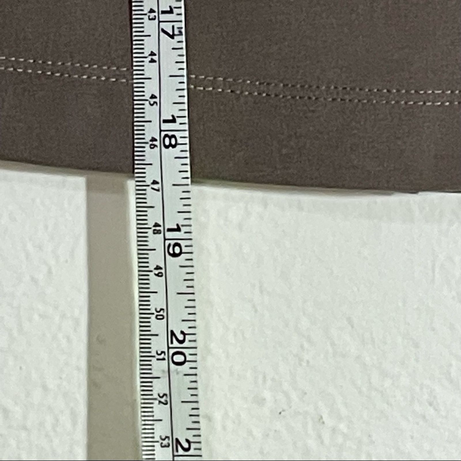 Other Tail Tech Brown Mini Skirt Size 6 Side Zip Stretch Trim Size 28" / US 6 / IT 42 - 3 Thumbnail