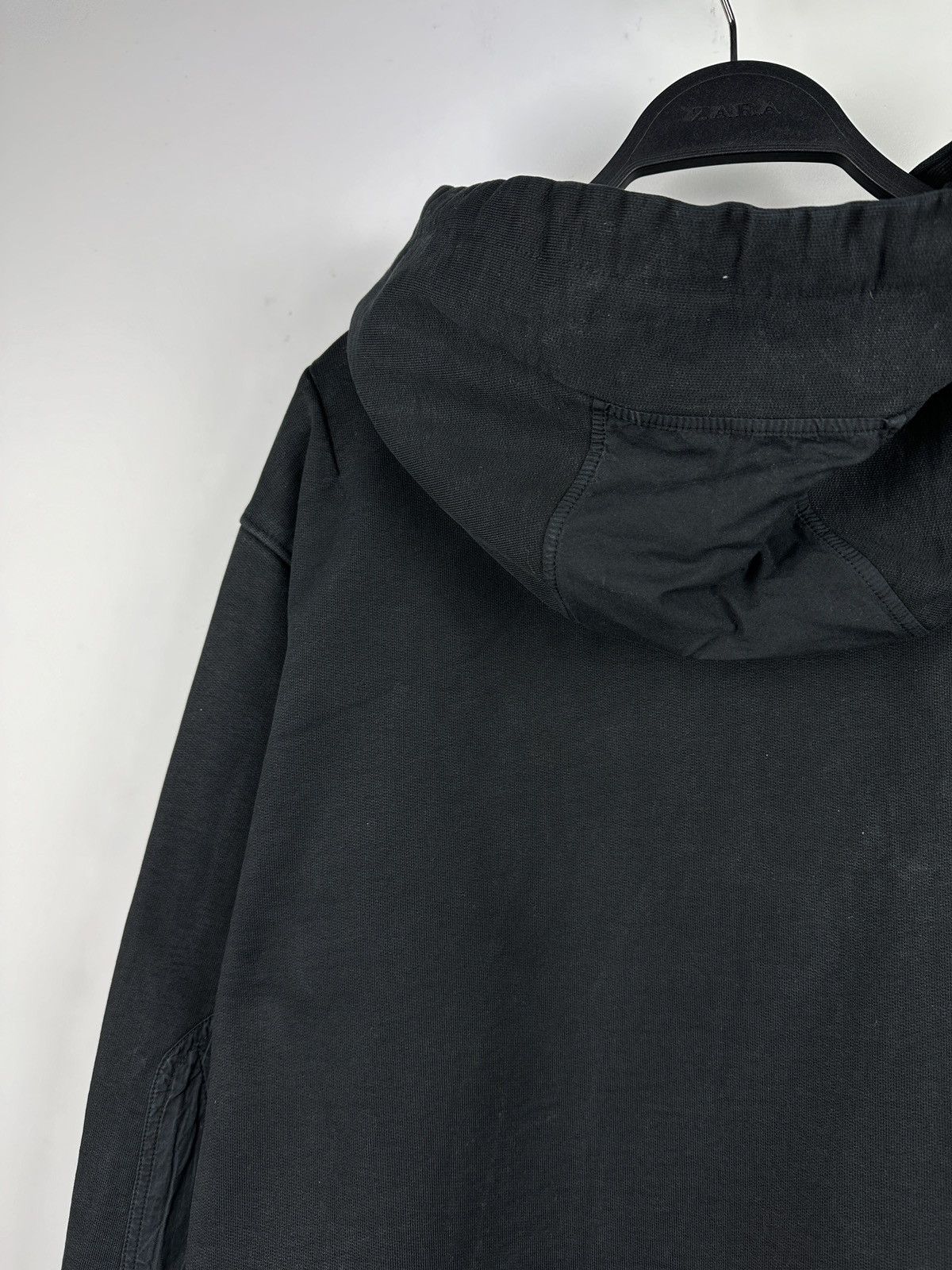Tom Wood Tom Wood Baggy Oversize Black Heavy Cotton Hoodie Size US M / EU 48-50 / 2 - 14 Thumbnail