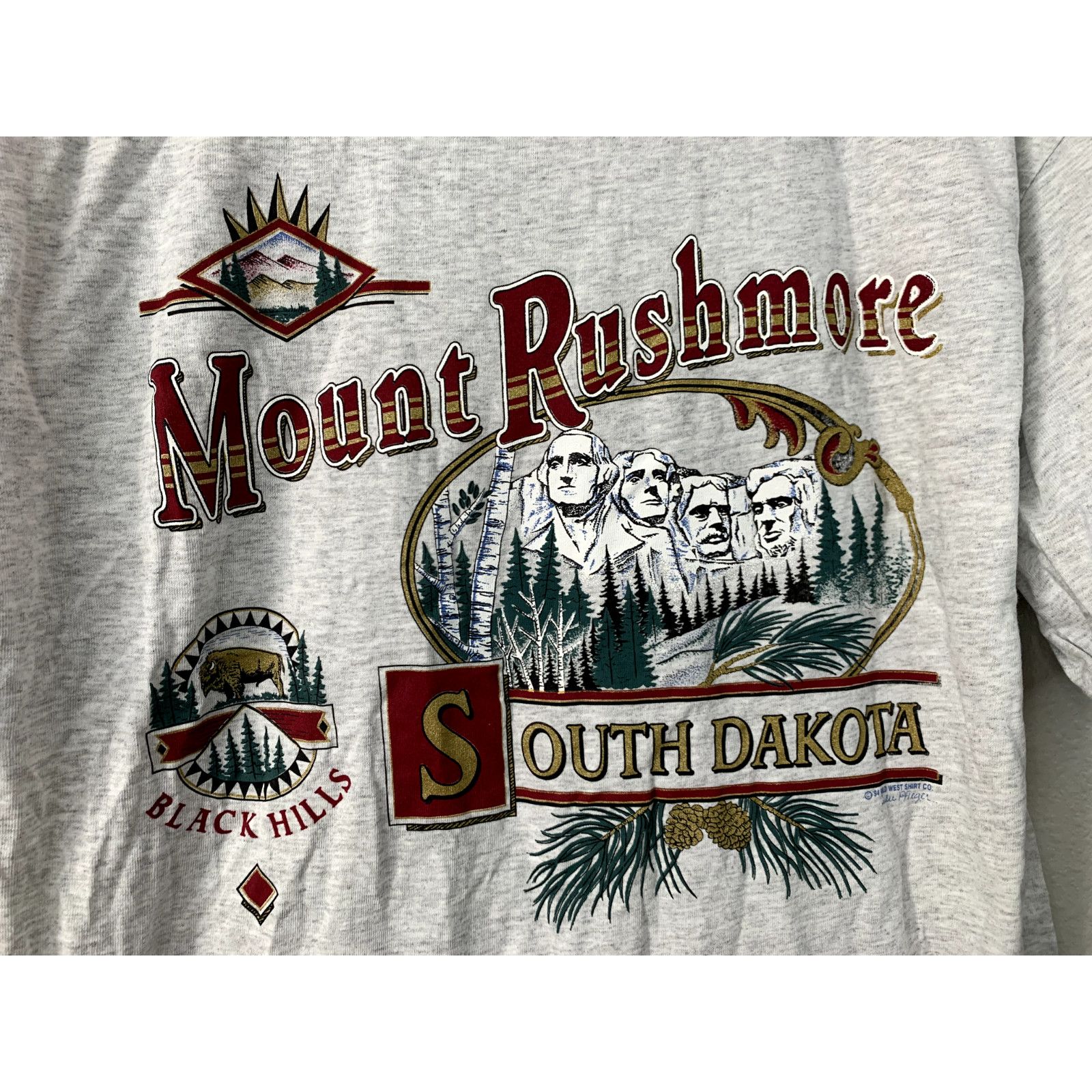 Signal Sport 1992 Grand Canyon North Rim MT. Rushmore SD Test Print Shirt Size US L / EU 52-54 / 3 - 9 Thumbnail