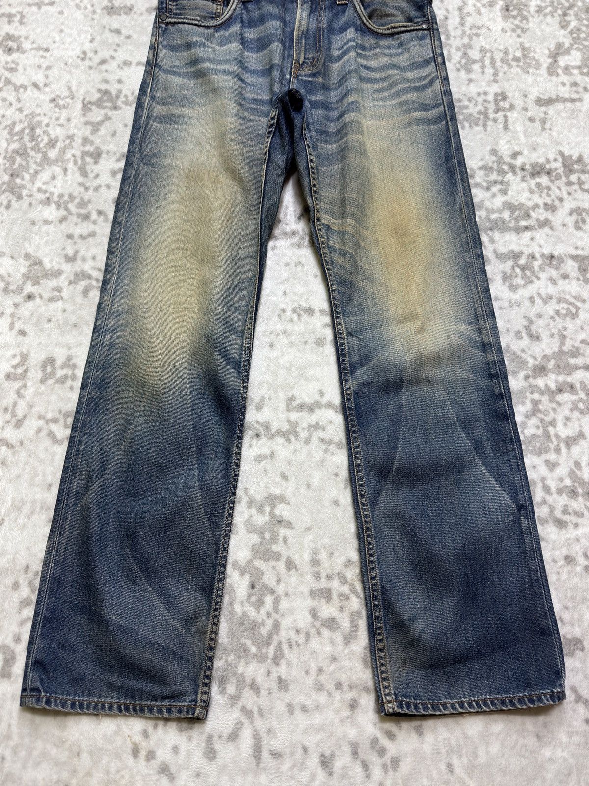 Vintage Vintage Archive Back Number Heavy Whisker Mud Wash Denim Size US 32 / EU 48 - 6 Thumbnail