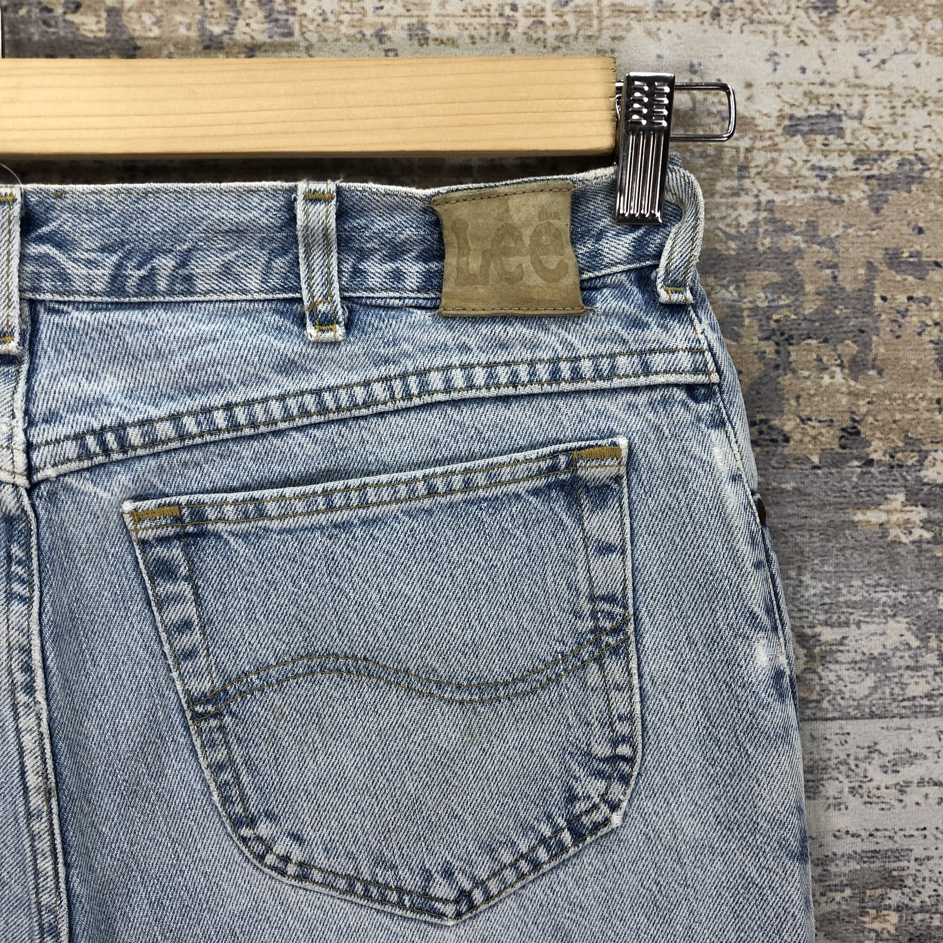 Lee Vintage Distressed Lee Faded Jeans Light Wash Lee Denim Size US 34 / EU 50 - 5 Thumbnail