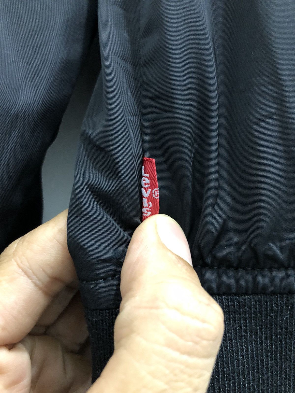 Levi's Levi’s Bomber Jacket Women Size S All Black Original Riveted Size S / US 4 / IT 40 - 23 Thumbnail