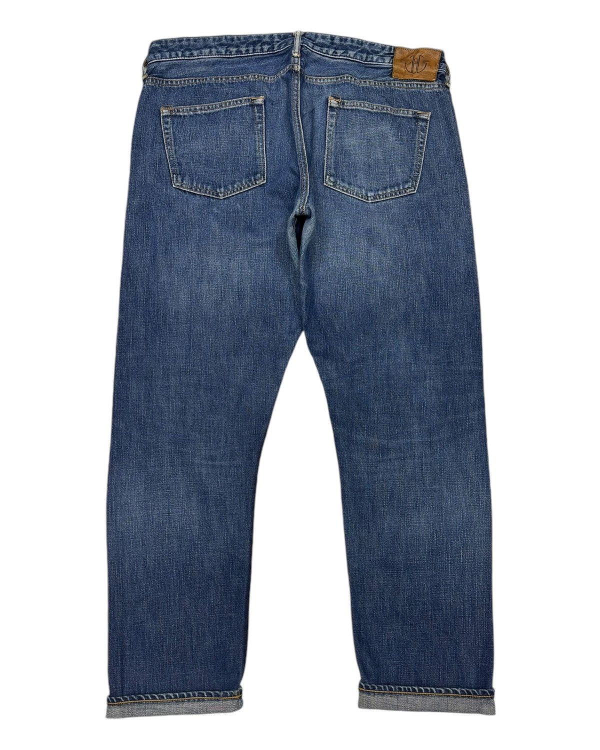 Japan Blue 🔥JAPAN BLUE SELVEDGE DENIM JEANS INDIGO Size US 35 - 2 Thumbnail