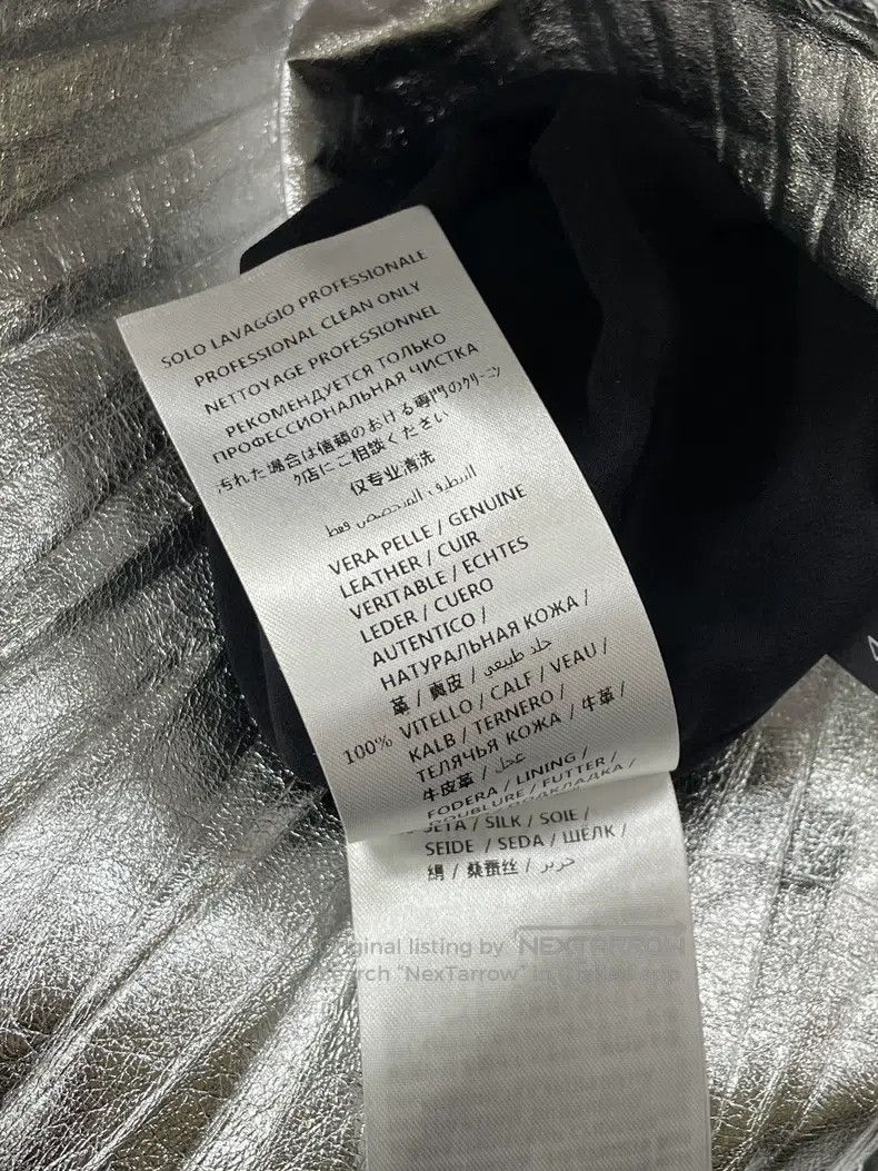 Gucci Gucci Silver metallic pleated skirt Size 28" / US 6 / IT 42 - 5 Thumbnail