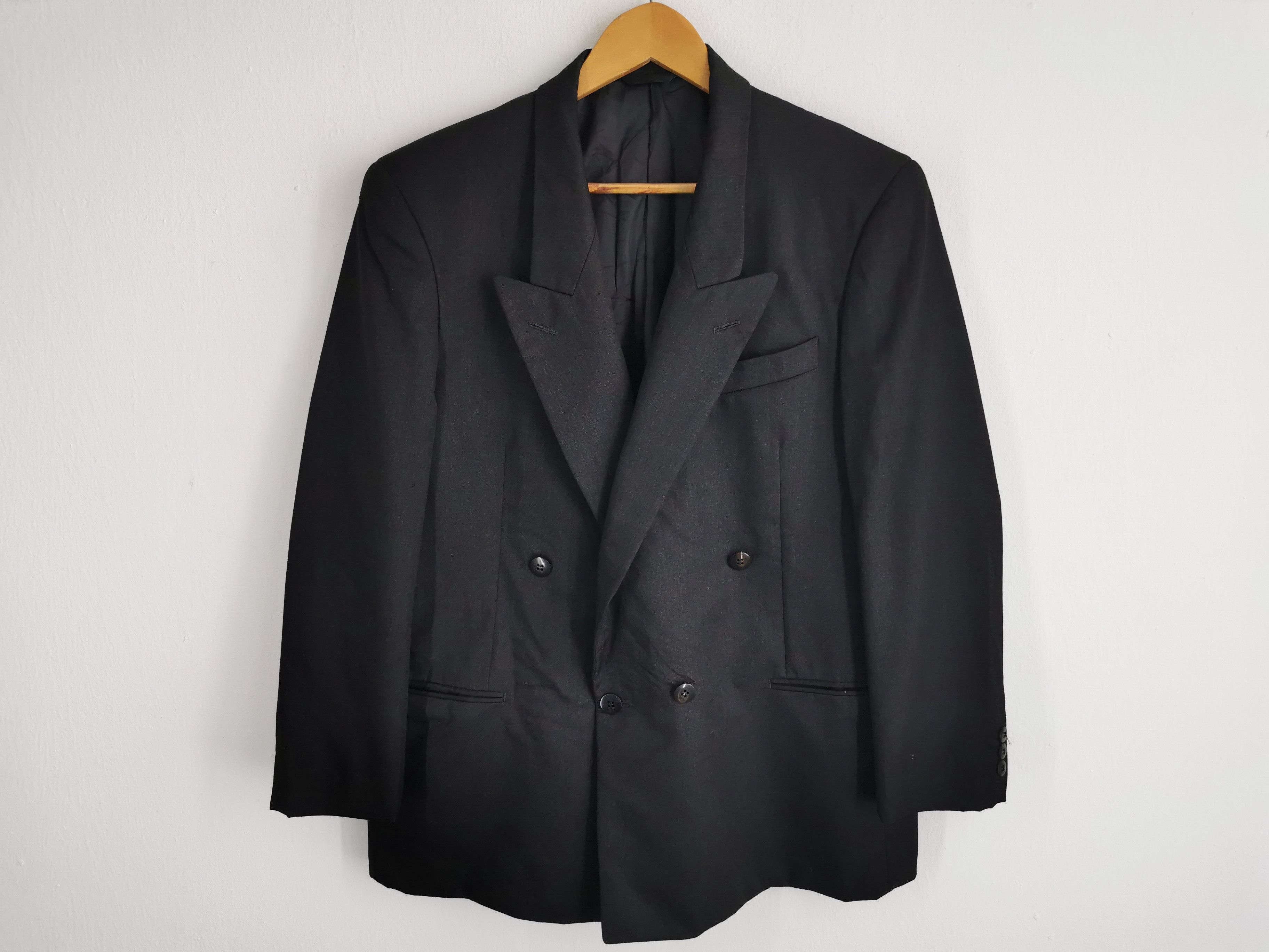 Balenciaga Vintage 90's Balenciaga Wool Blazer Made In Japan Size L Size 44S - 2 Thumbnail