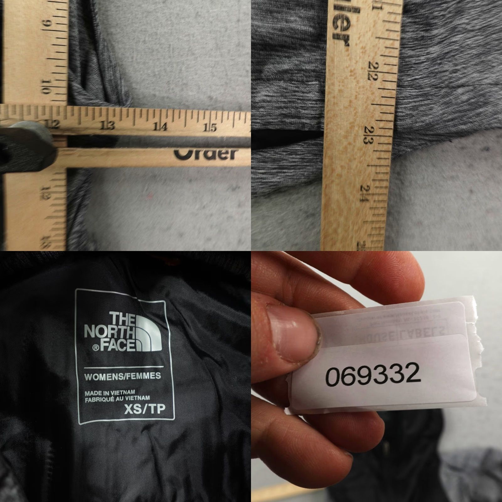 The North Face The North Face Vest Womens XS Gray Pseudio Hooded Full Zip Insulated Trail Running Outdoor Womens Size XS / US 0-2 / IT 36-38 - 8 Thumbnail