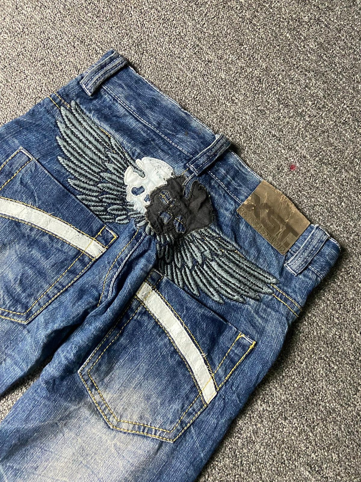 Japanese Brand BA-TSU STUDIO Brand Distressed Jeans (139) Size US 28 / EU 44 - 3 Thumbnail