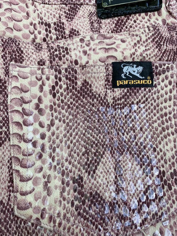 Parasuco Parasuco Snake Print Capri Jeans Size 28" / US 6 / IT 42 - 7 Thumbnail