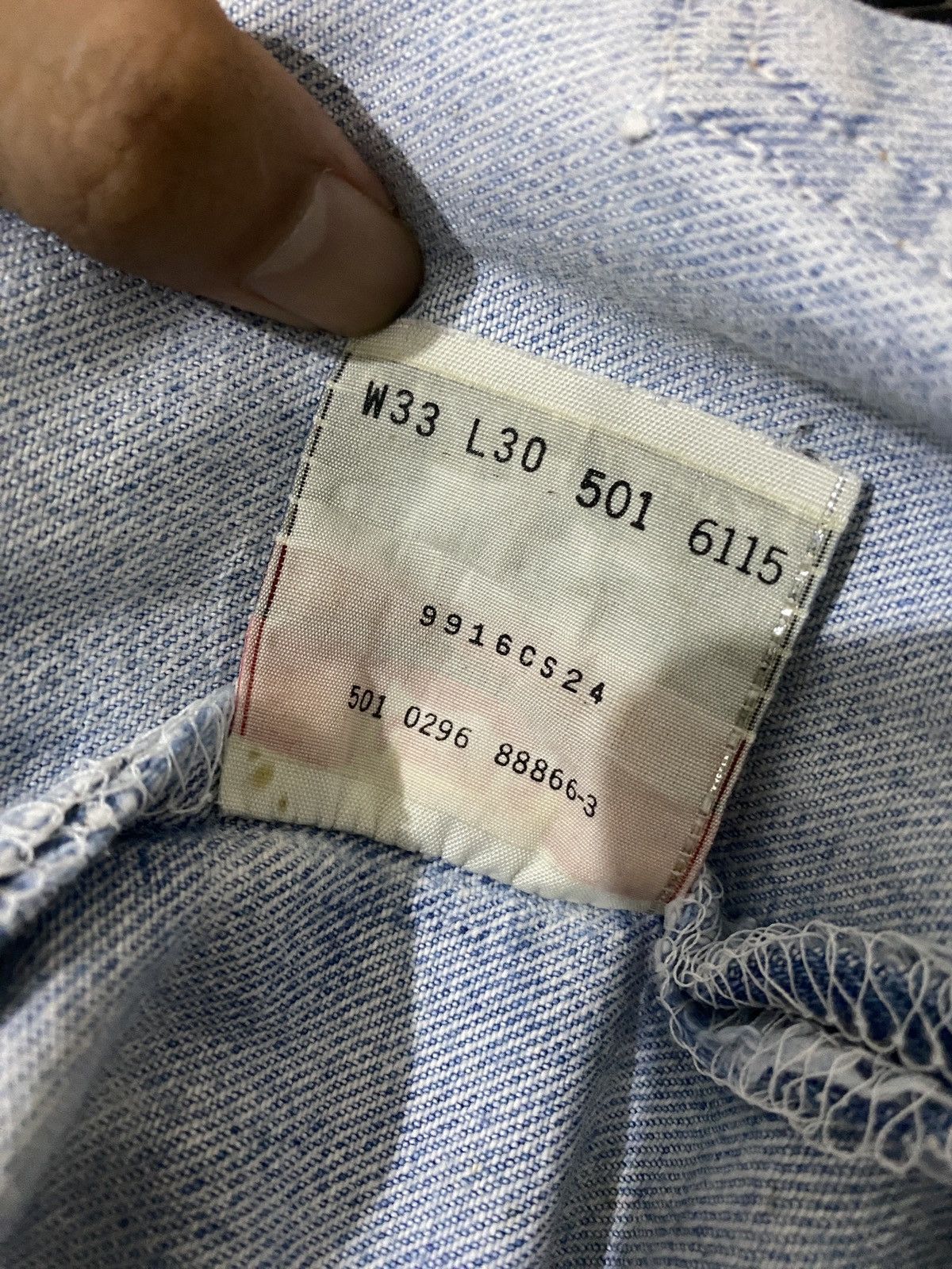 Levi's Levi's 501 Blue Denim Jeans Size US 32 / EU 48 - 11 Thumbnail