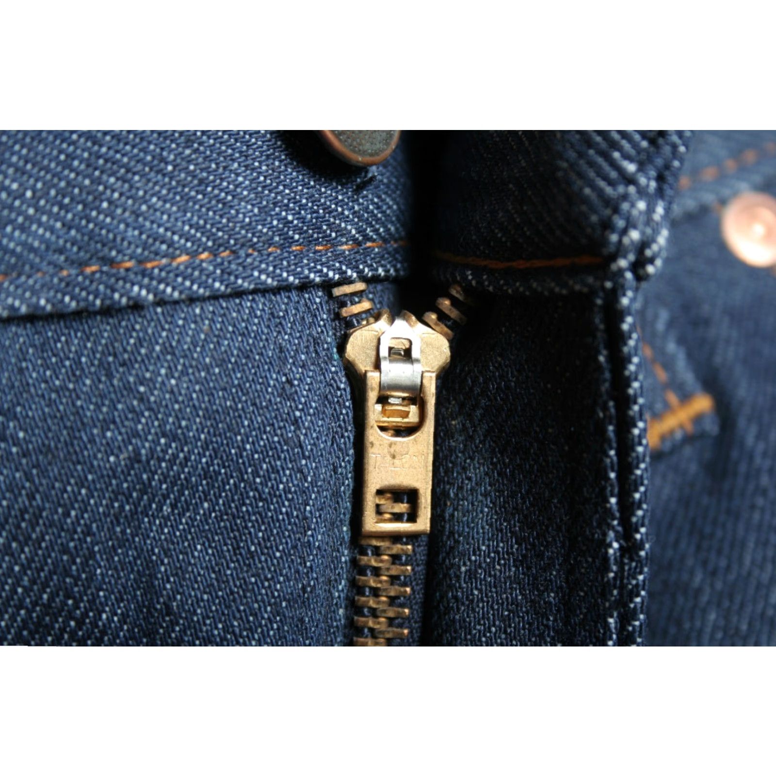 Vintage VINTAGE BIG MAC Indigo 14+ oz. Denim Extra Straight Leg Blue Jeans Sz. 29x29 Size US 29 - 7 Thumbnail