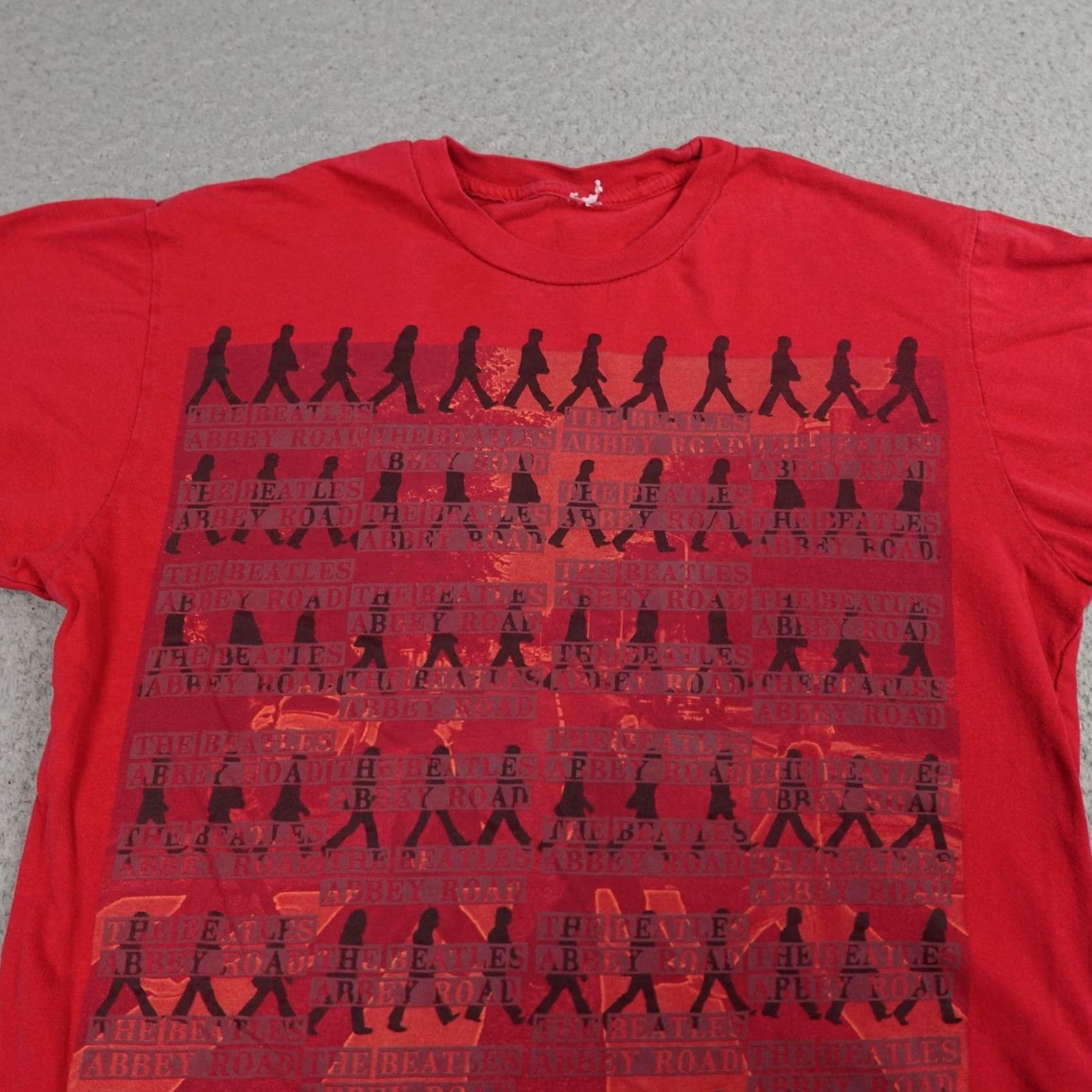 Vintage VINTAGE Beatles Abbey Road Shirt Mens Medium Red Graphic Band Tee Short Sleeve Size US M / EU 48-50 / 2 - 2 Thumbnail