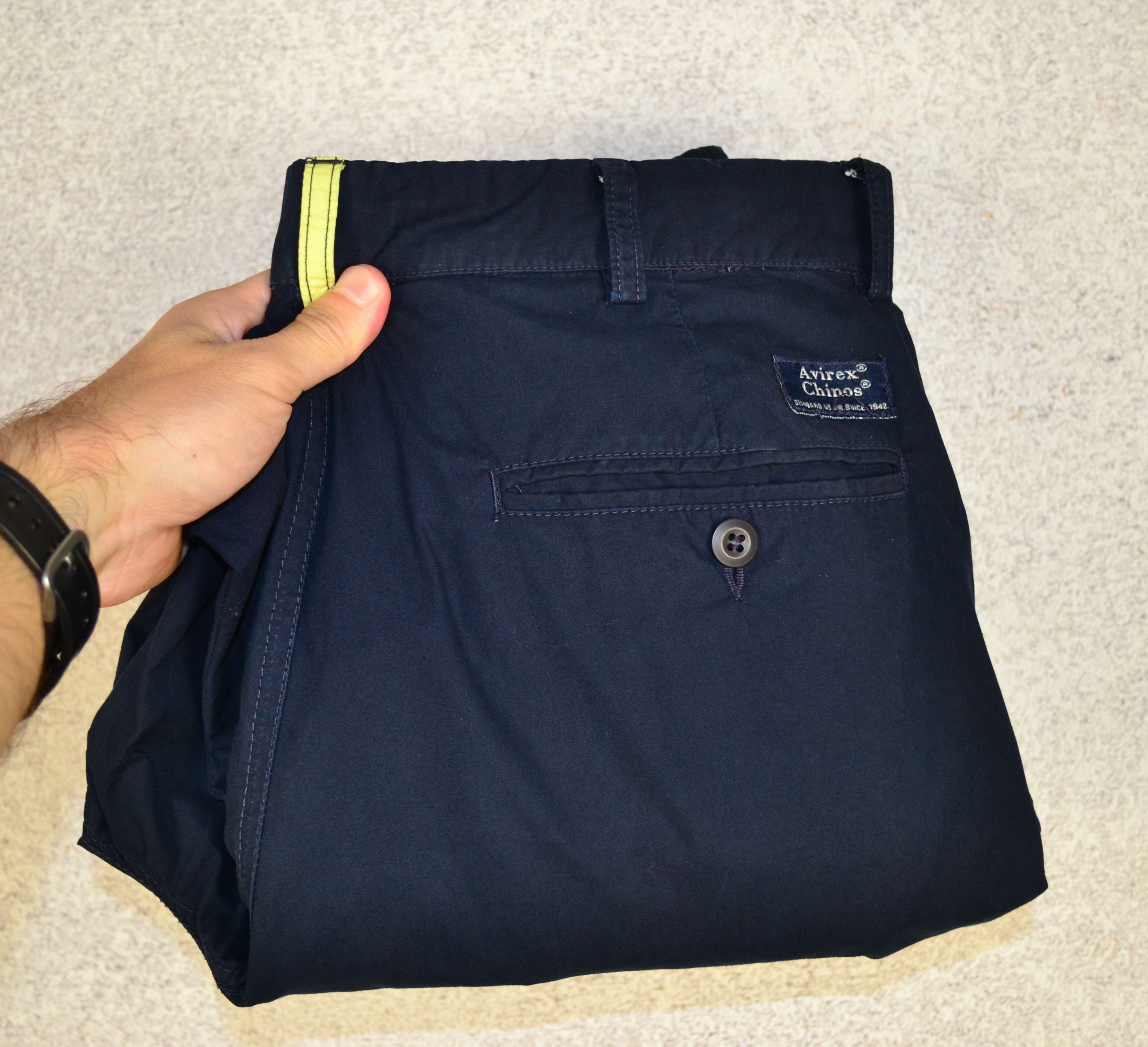 Avirex Avirex Straight Cropped Chinos Size 33 Size US 33 - 2 Thumbnail
