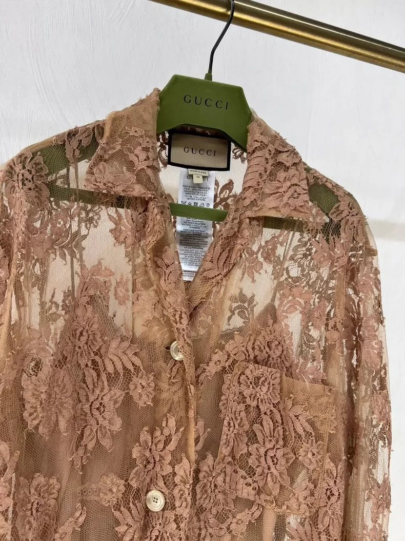 Gucci Gucci 23 new lace printed crochet suit size 38 2502-Nextarr Size 38R - 2 Thumbnail