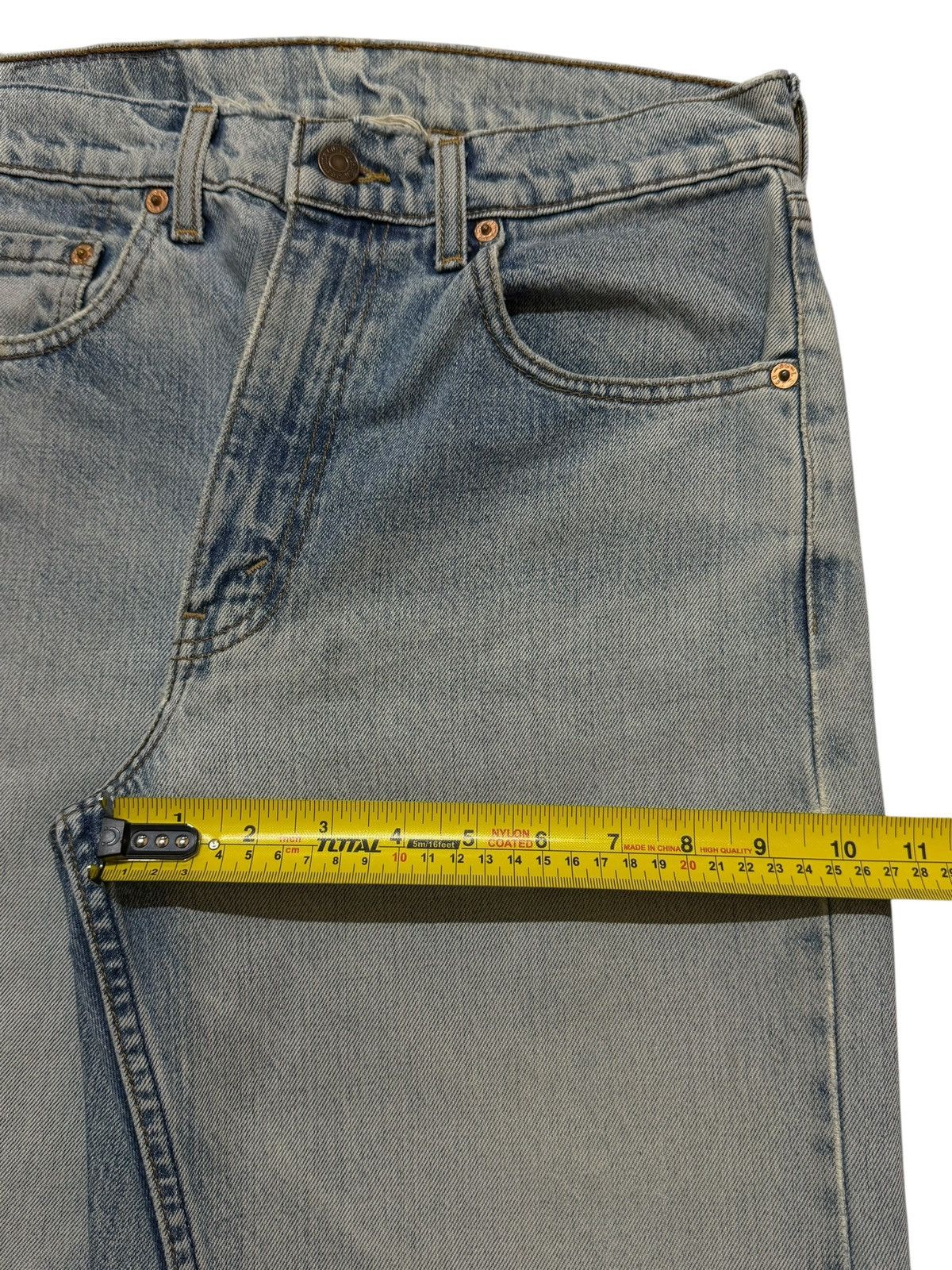 Levi's Vintage 90s Levis 512 Blue Faded Wash Distressed Wide Leg Size US 29 - 11 Thumbnail