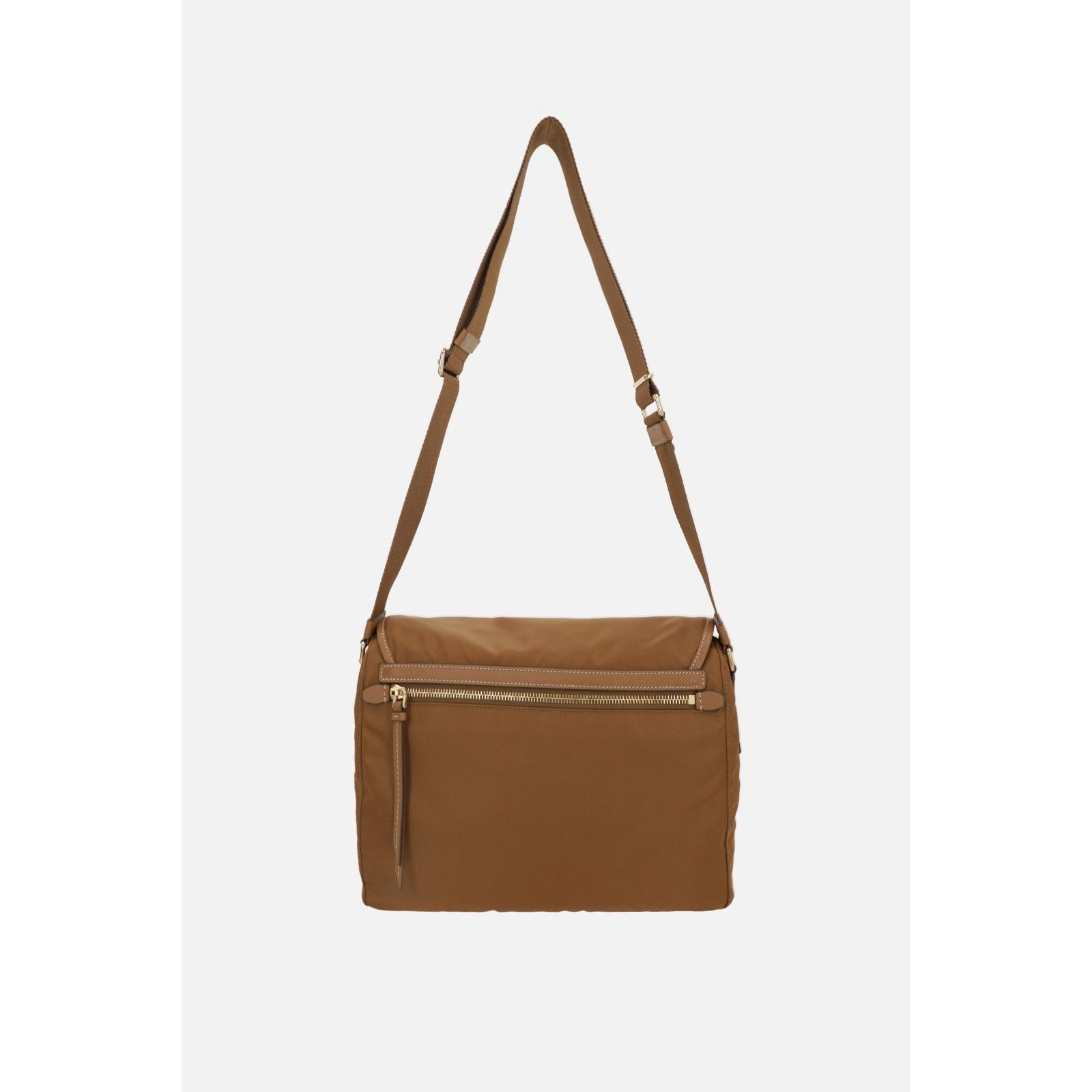 Prada PRADA Caramel Medium Re-Nylon Messenger Bag New & Authentic Size ONE SIZE - 3 Thumbnail