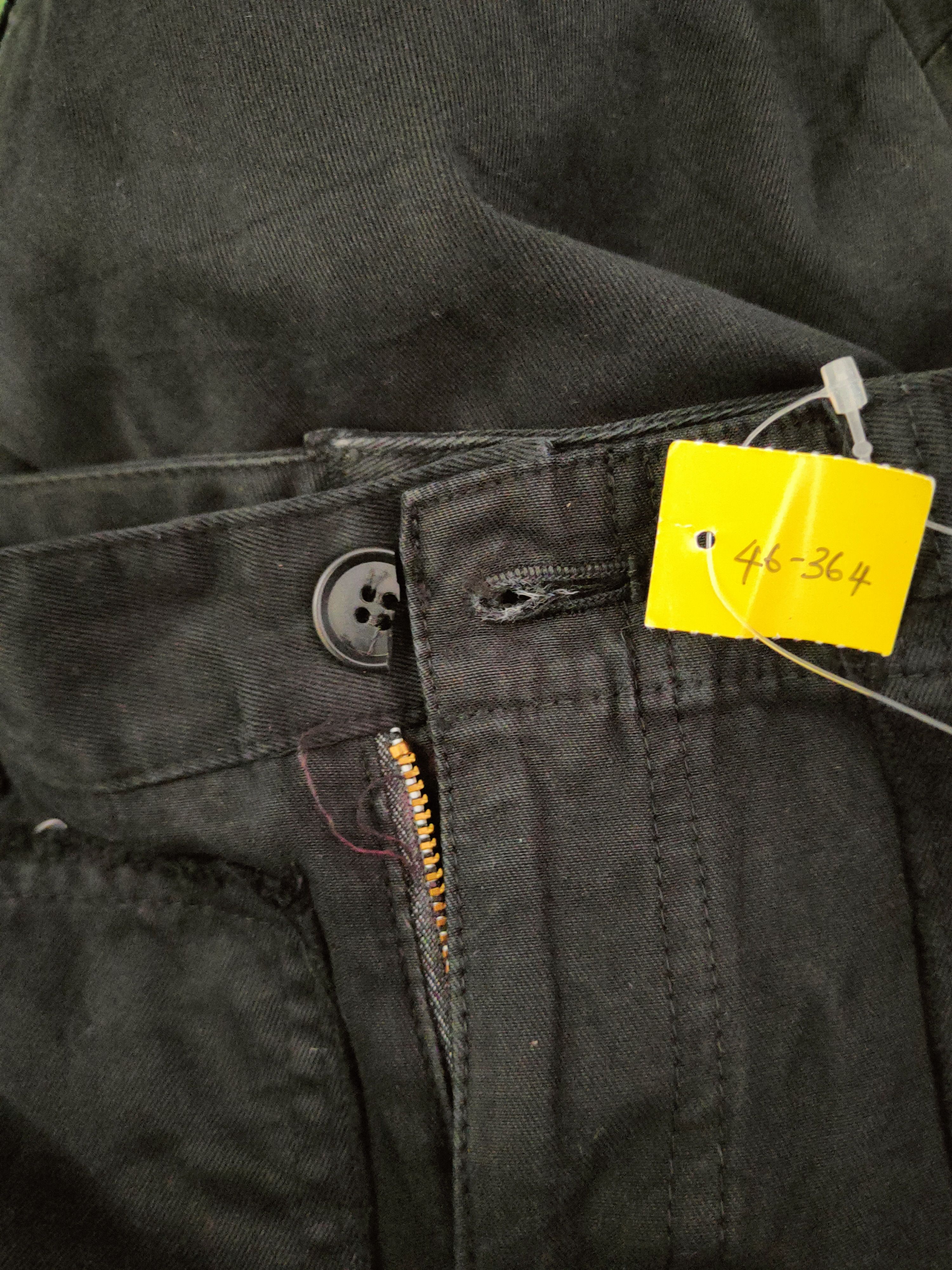 Japanese Brand DL Masculo Black Multipocket Cargo Pants #46-364 Size 26" / US 2 / IT 38 - 15 Thumbnail