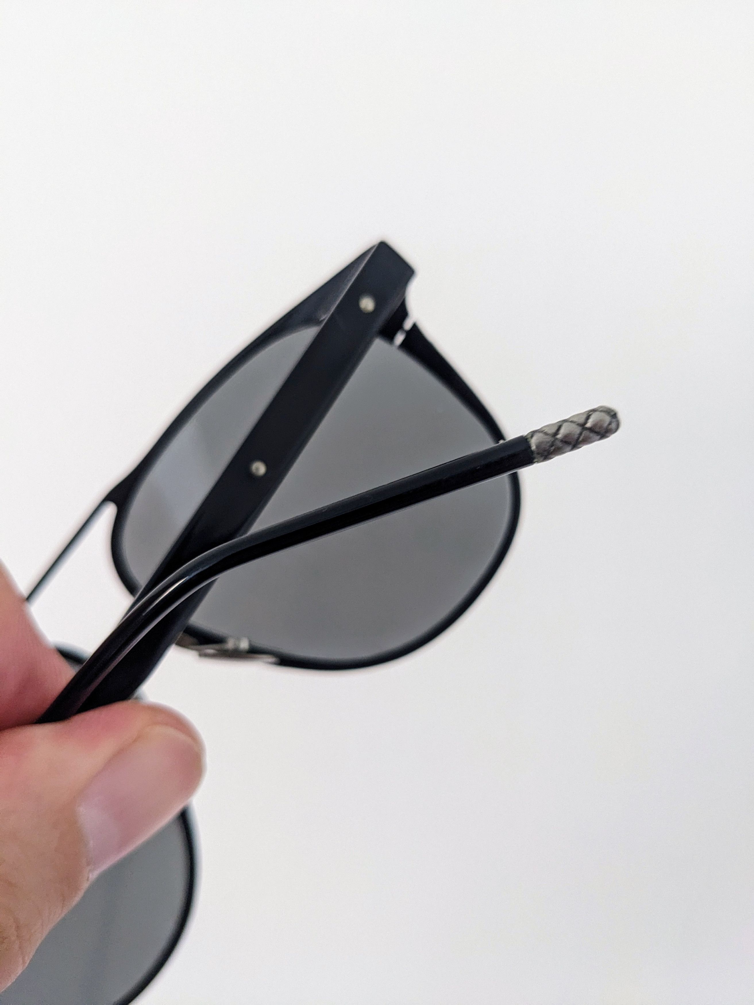 Bottega Veneta Aviator Aluminium Black Sunglasses Size ONE SIZE - 4 Thumbnail