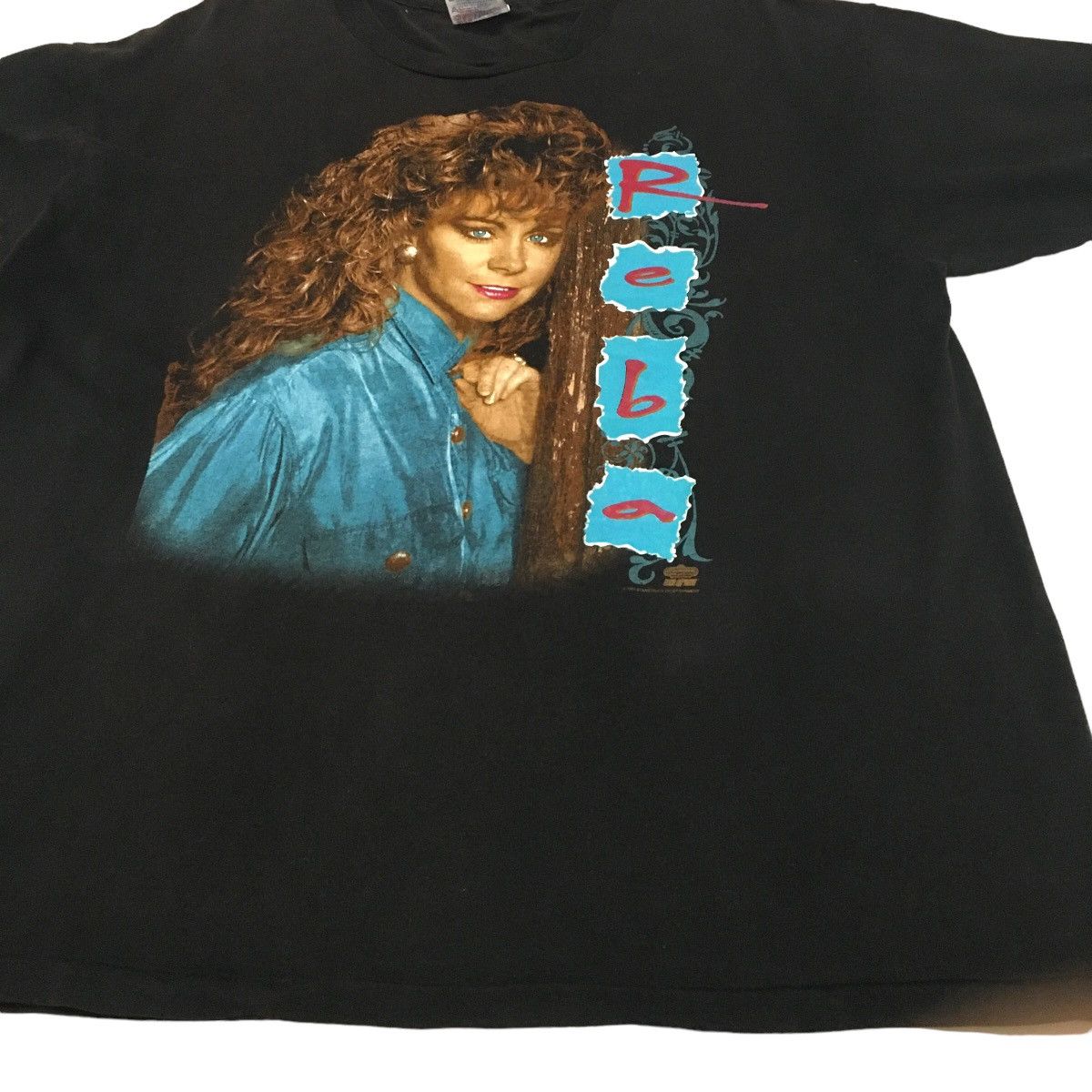 Band Tees Vintage 1993 REBA Solo Singer Tour Tee Size US M / EU 48-50 / 2 - 2 Thumbnail
