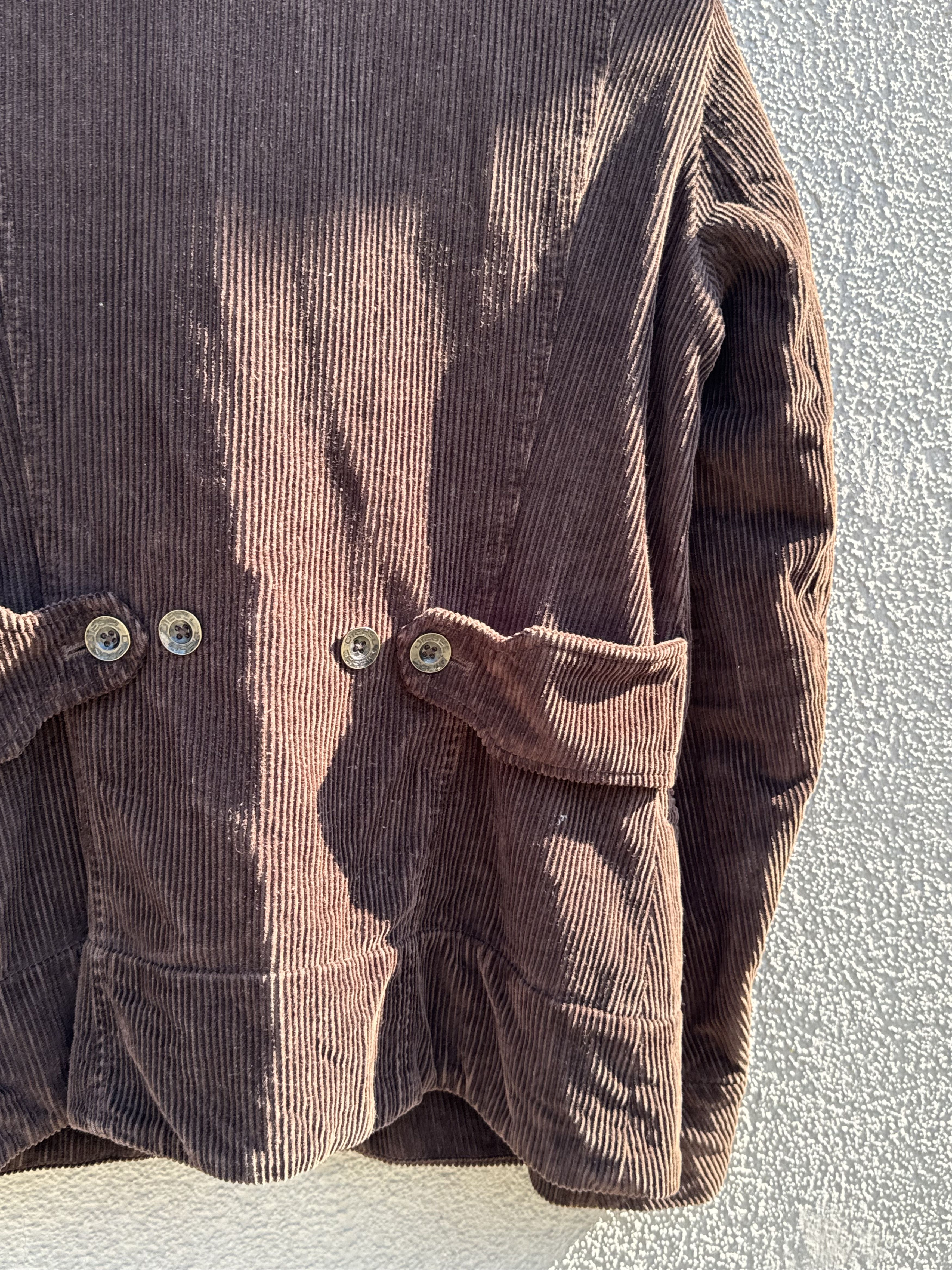 Diesel × Diesel Black Gold Vintage Diesel Industry Women's Brown Corduroy Blazer Size M / US 6-8 / IT 42-44 - 12 Thumbnail