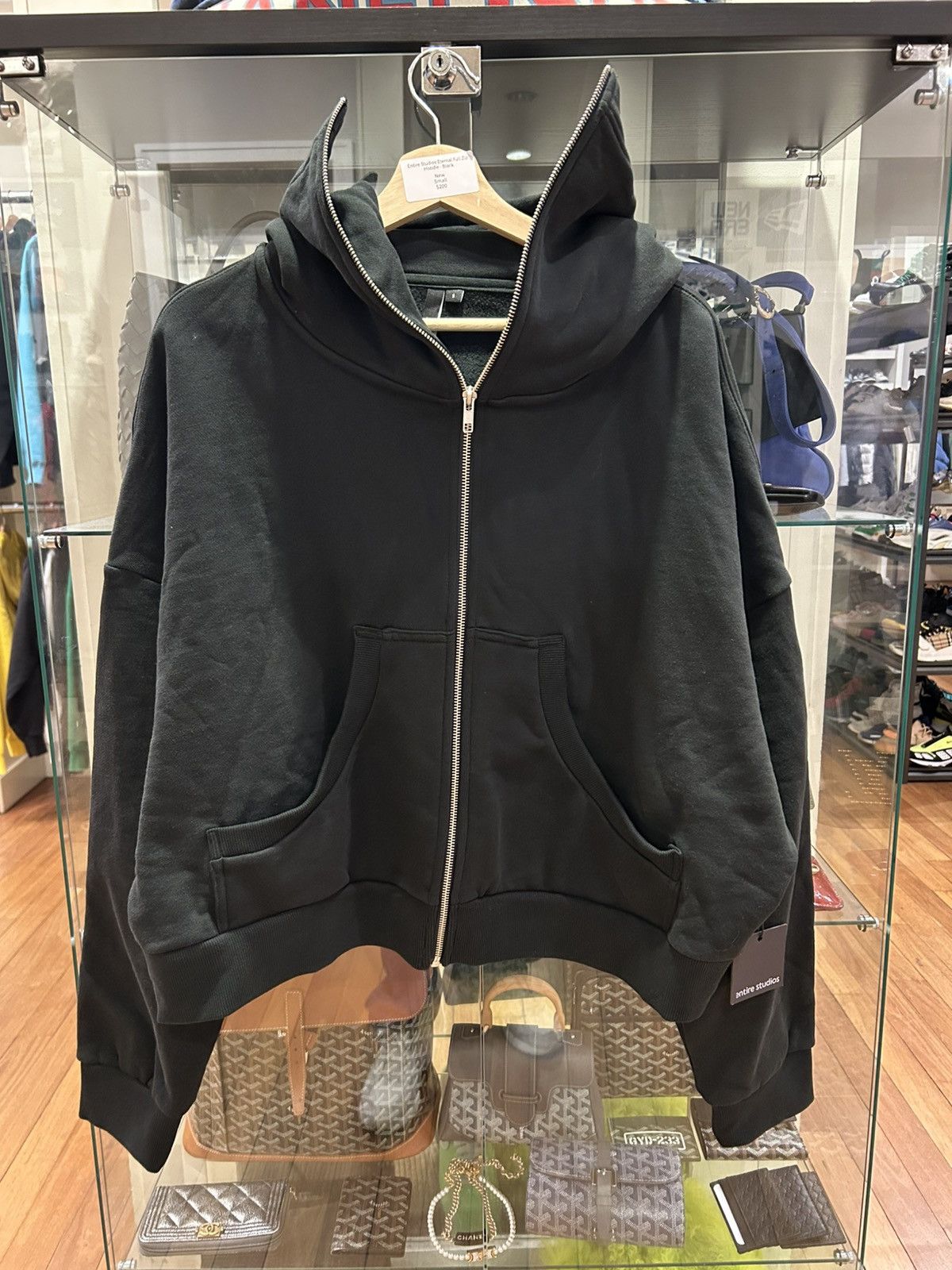 Entire Studios Entire Studios Full Zip Hoodie - Black Size US S / EU 44-46 / 1 - 1 Thumbnail
