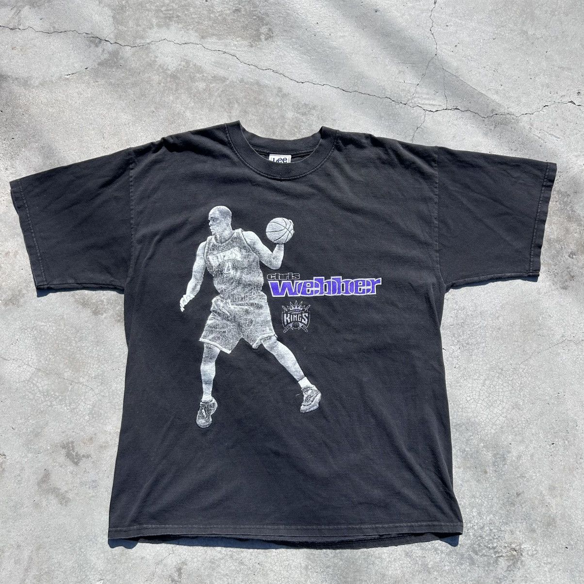 Lee Vintage 2000s Lee Sport Chris Webber Sacramento Kings Tee XL Size US XL / EU 56 / 4 - 1 Thumbnail