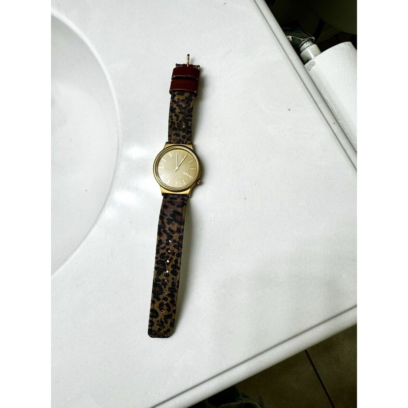 Komono Komono Ladies Watch - “Wizard” w. Leopard Print Strap Size ONE SIZE - 9 Thumbnail