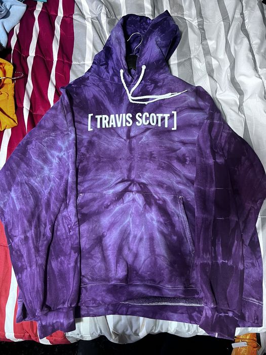 Travis scott purple tie cheap dye hoodie